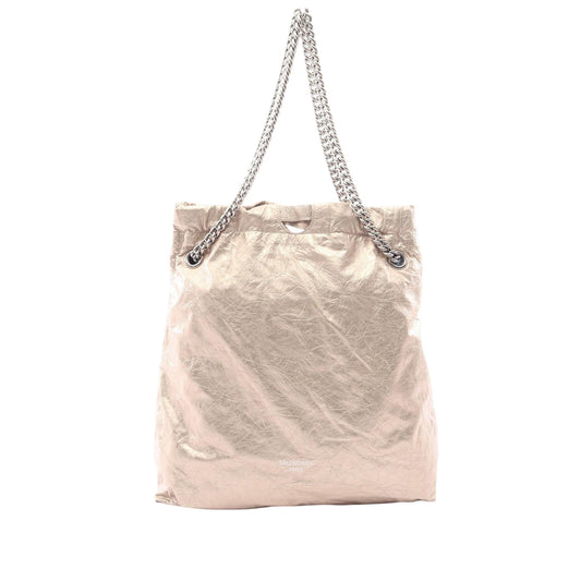 Balenciaga Medium Leather Crush Tote