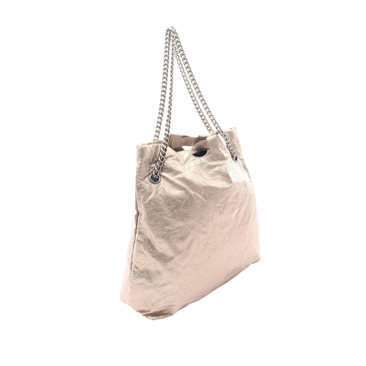Balenciaga Medium Leather Crush Tote
