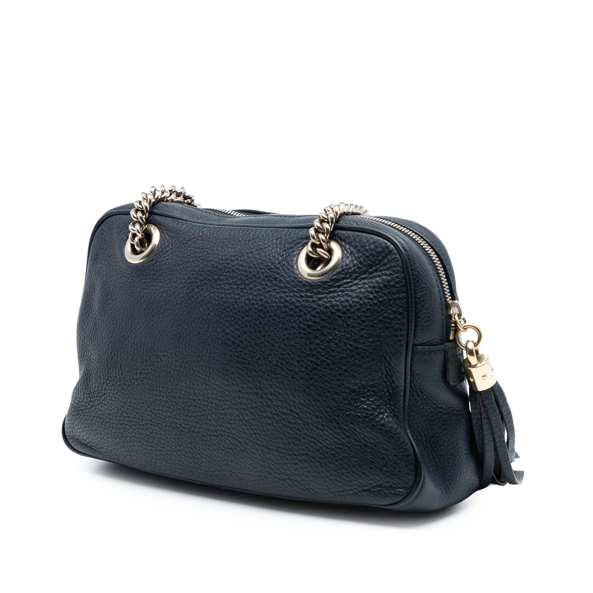 Gucci Leather Soho Chain Zip Shoulder Bag