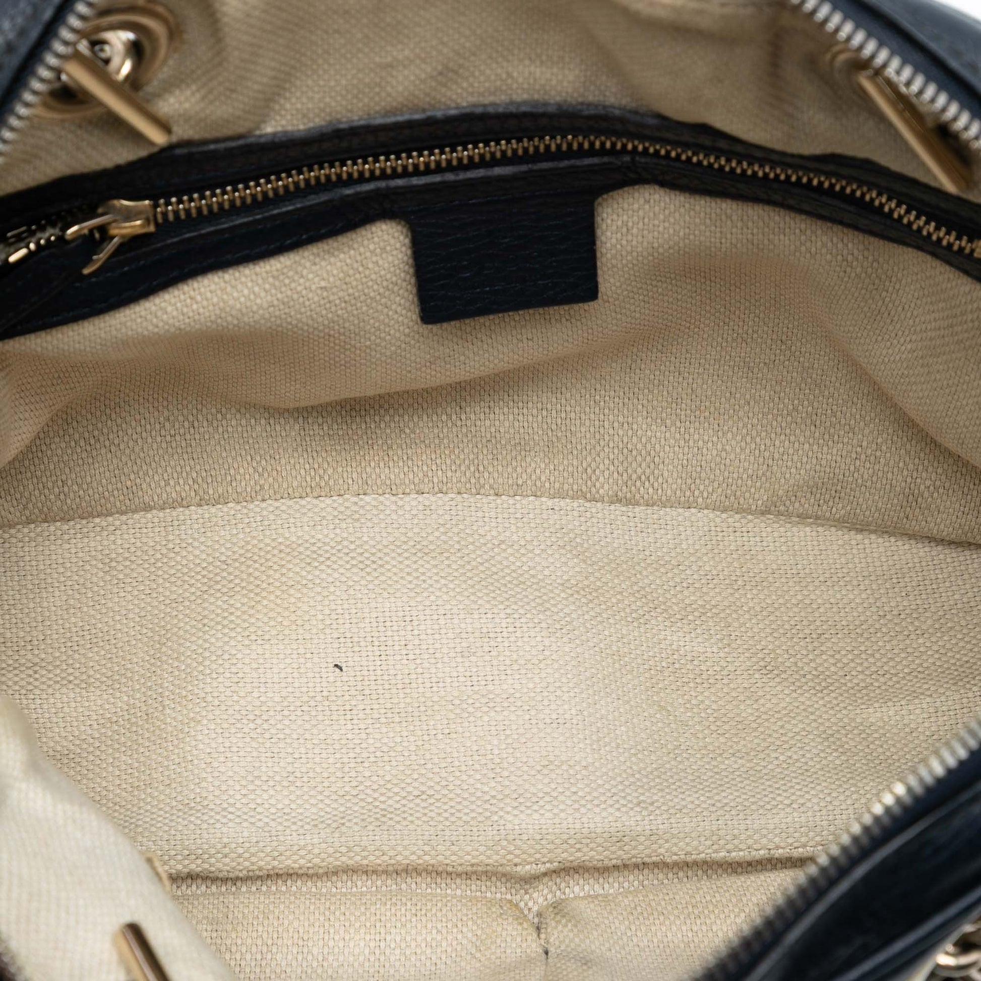 Gucci Leather Soho Chain Zip Shoulder Bag