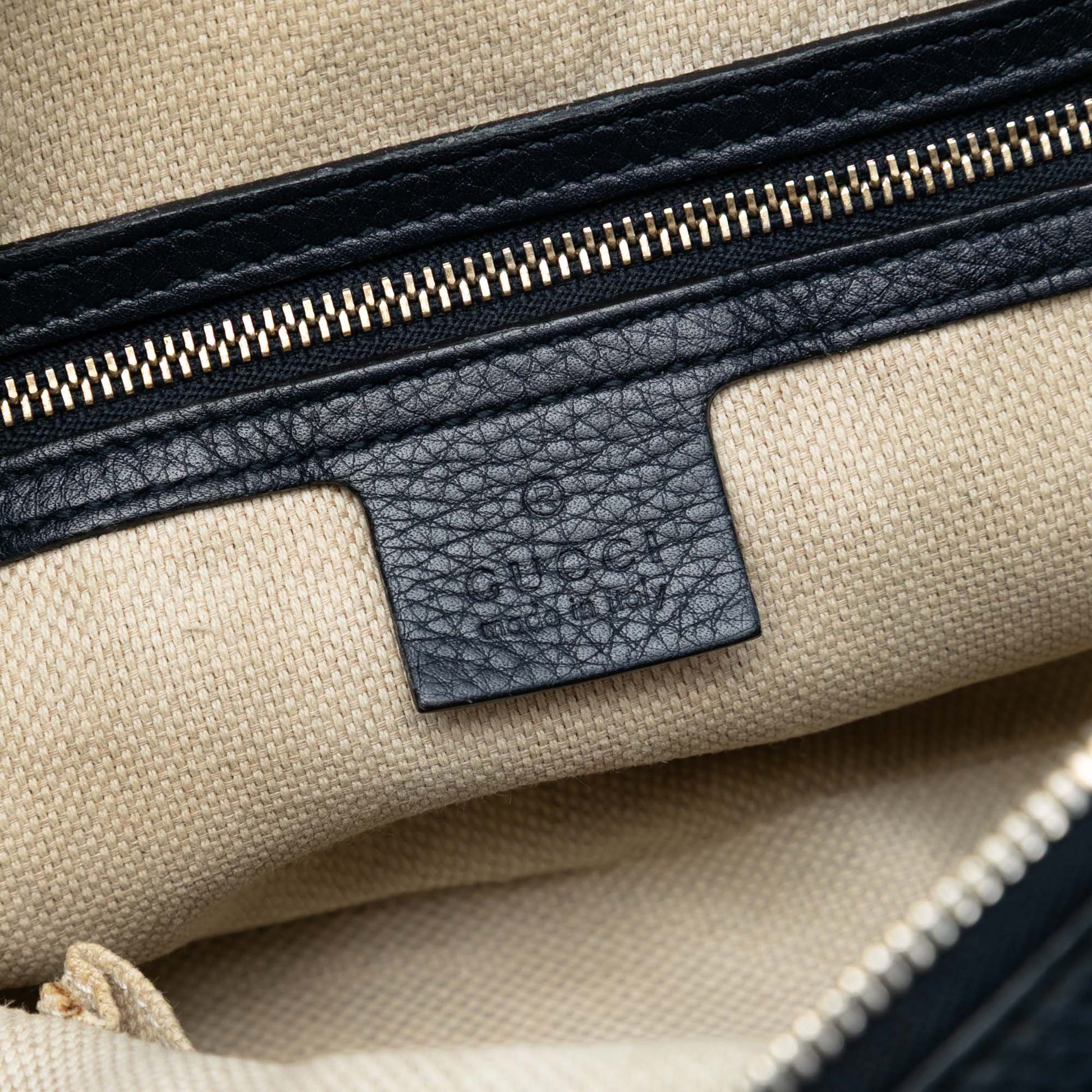 Gucci Leather Soho Chain Zip Shoulder Bag