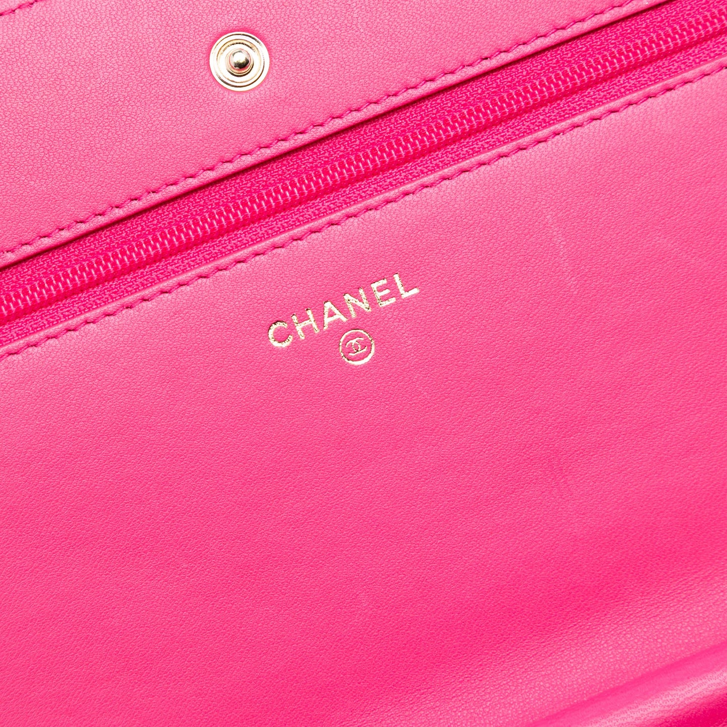 Chanel Quilted Lambskin Korean Garden Wallet on Chain