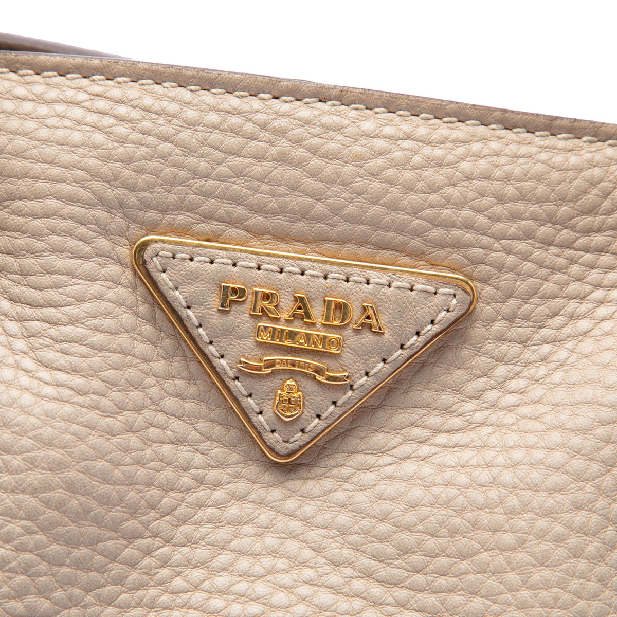 Prada Vitello Daino Open Convertible Tote