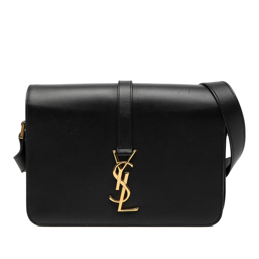Saint Laurent Medium Leather Monogram Universite Bag