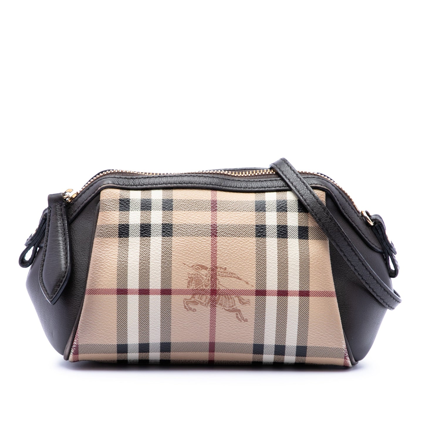 Burberry Mini Haymarket Check Coated Canvas Blaze Crossbody
