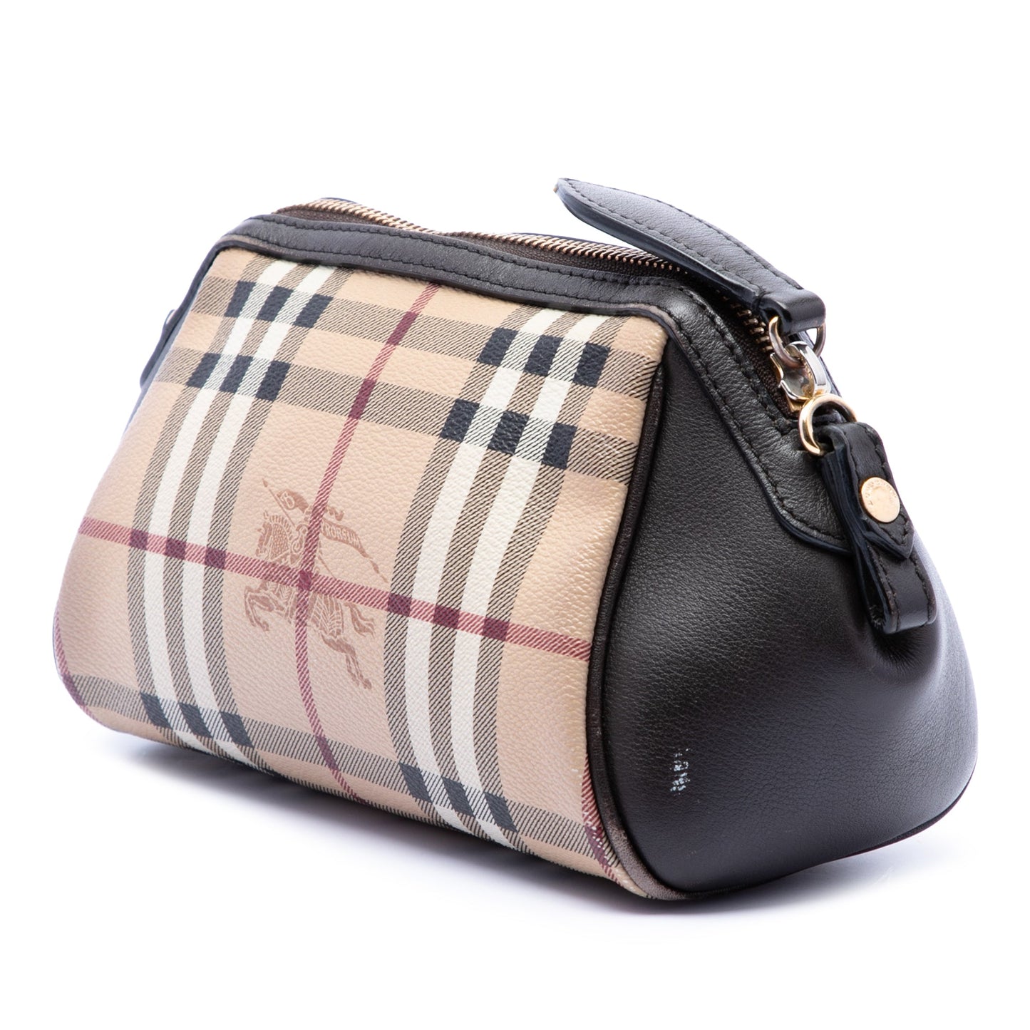 Burberry Mini Haymarket Check Coated Canvas Blaze Crossbody