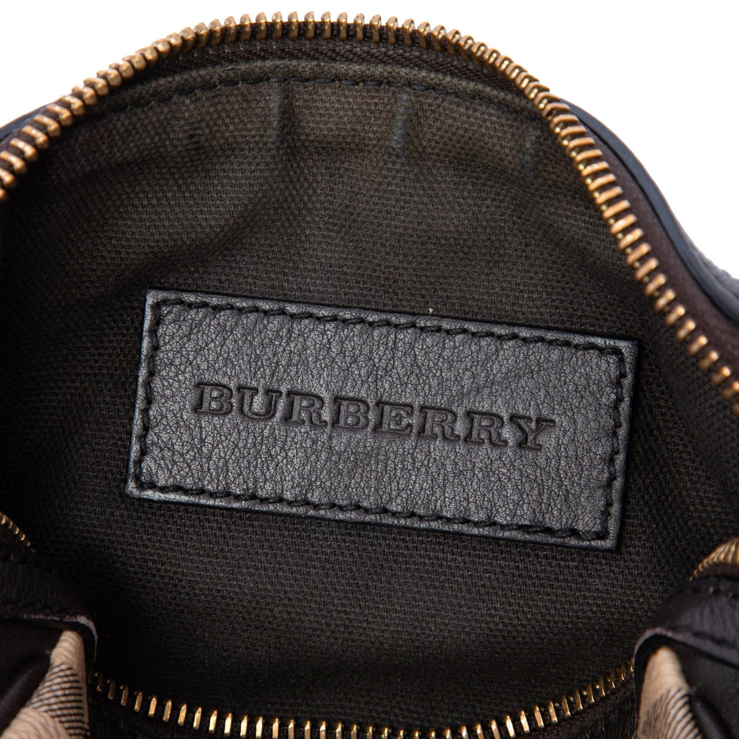 Burberry Mini Haymarket Check Coated Canvas Blaze Crossbody