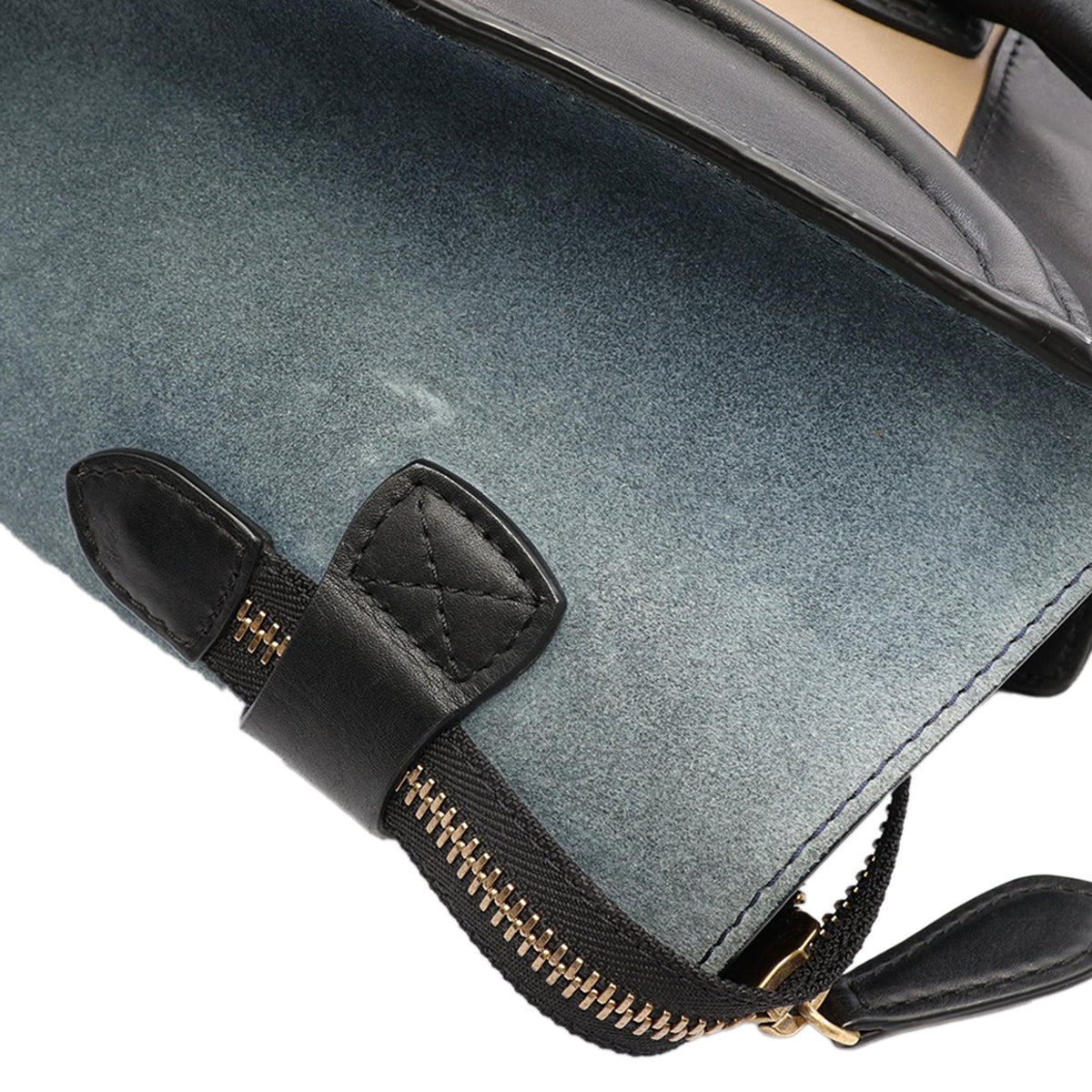 Celine Mini Tricolor Calfskin Luggage Tote — Brown