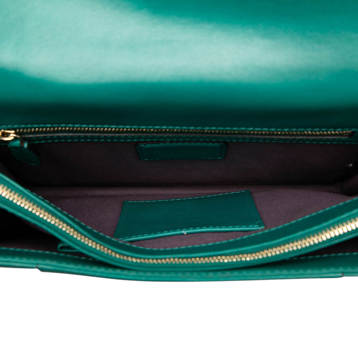 Bvlgari Medium Calfskin Serpenti Forever Shoulder Bag — Green