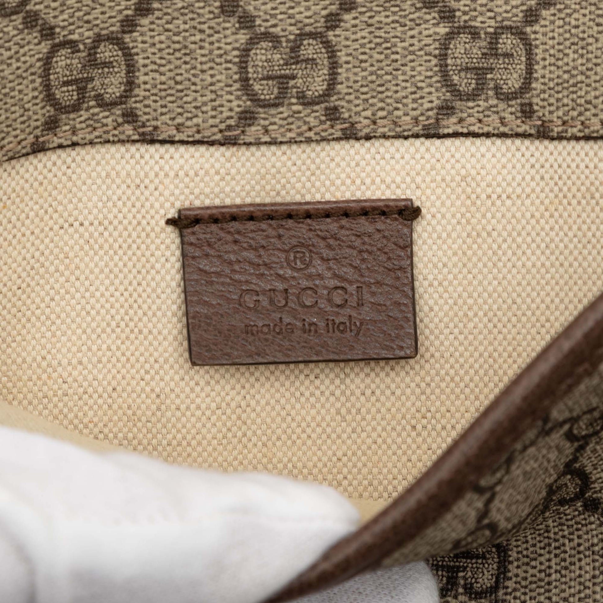 Gucci GG Supreme Web Neo Vintage Belt Bag