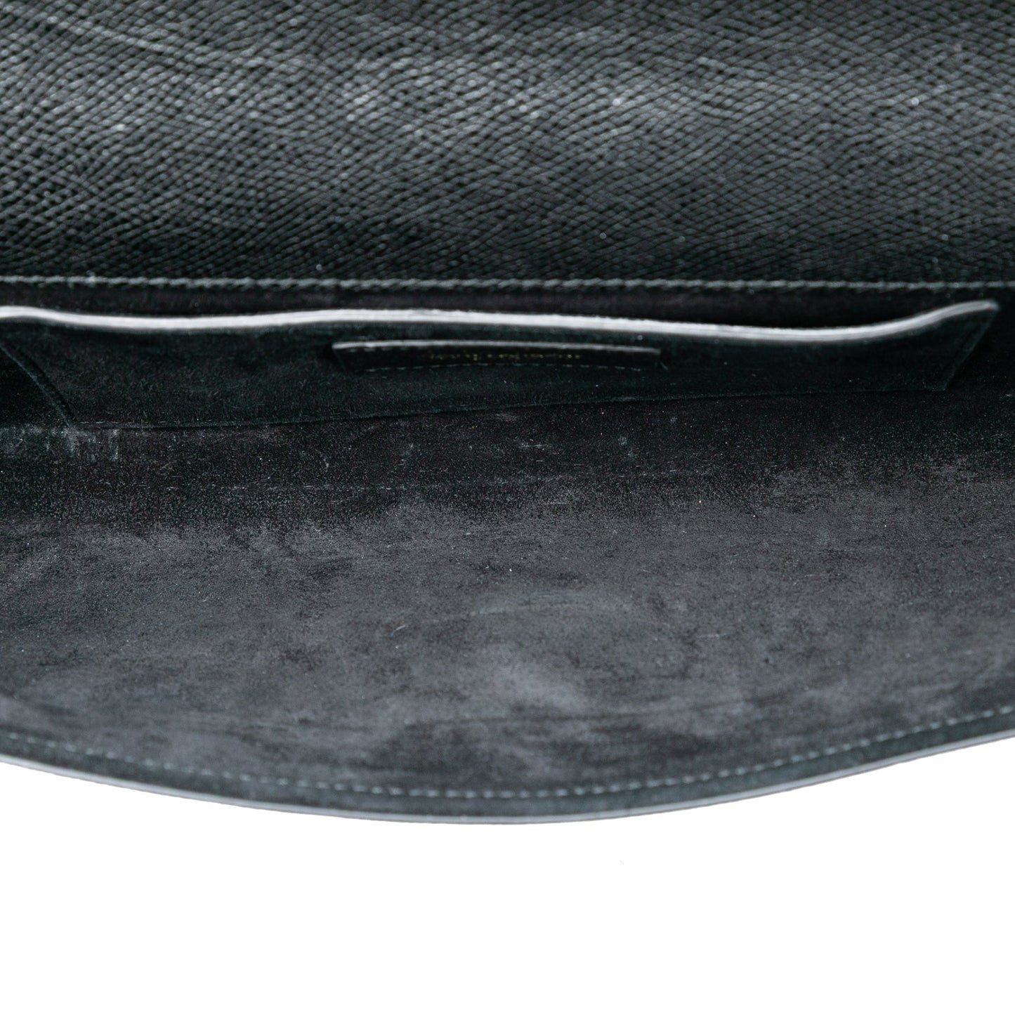 Saint Laurent Grained Calfskin Lutetia Flap Clutch