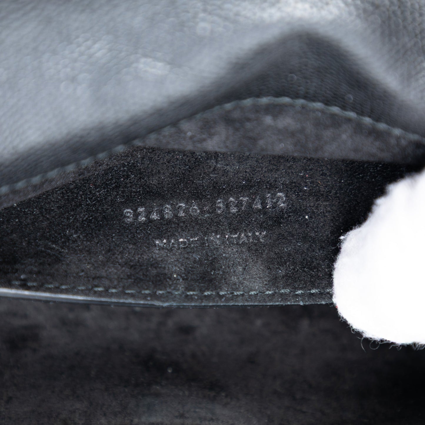 Saint Laurent Grained Calfskin Lutetia Flap Clutch