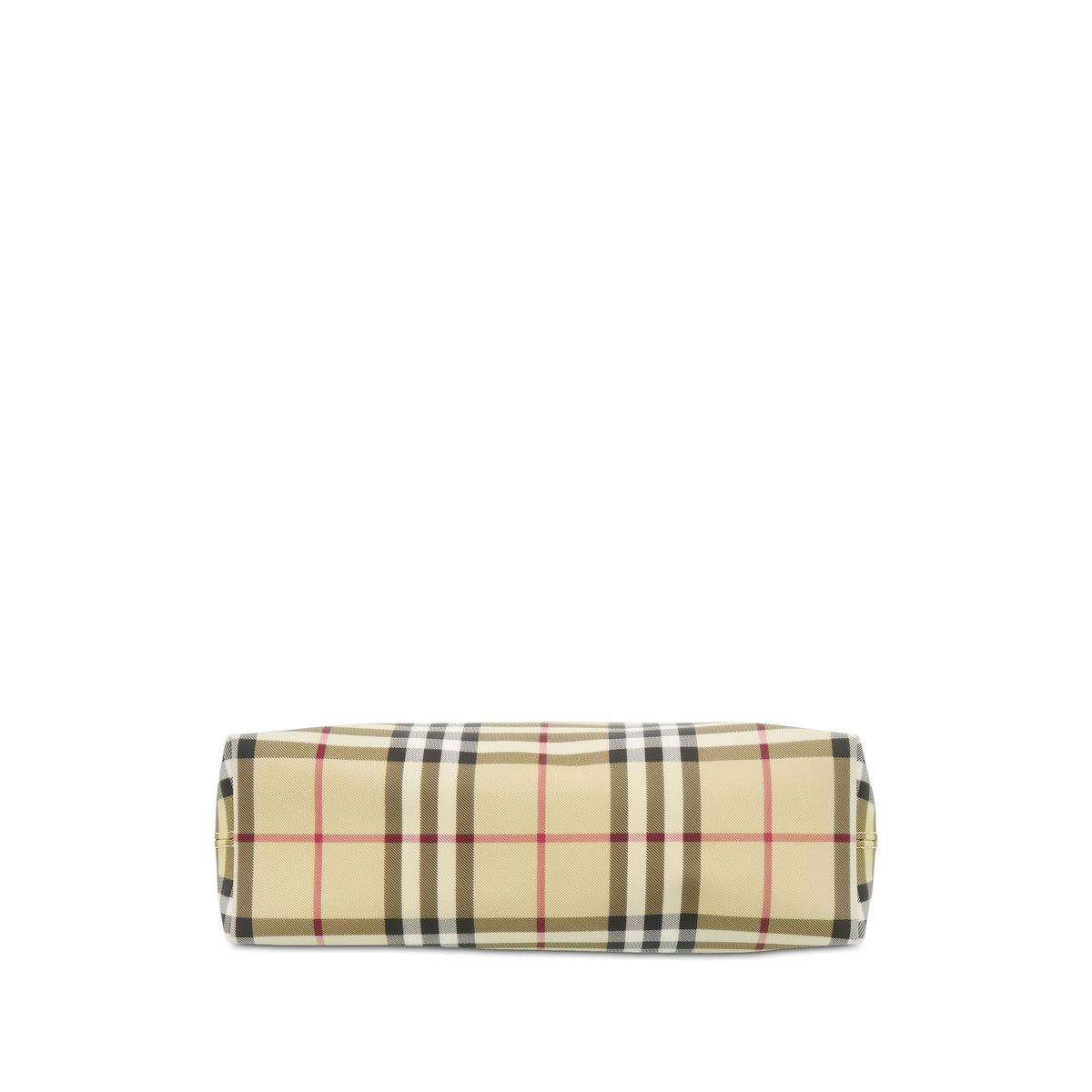 Burberry House Check Coated Canvas Crossbody — Beige