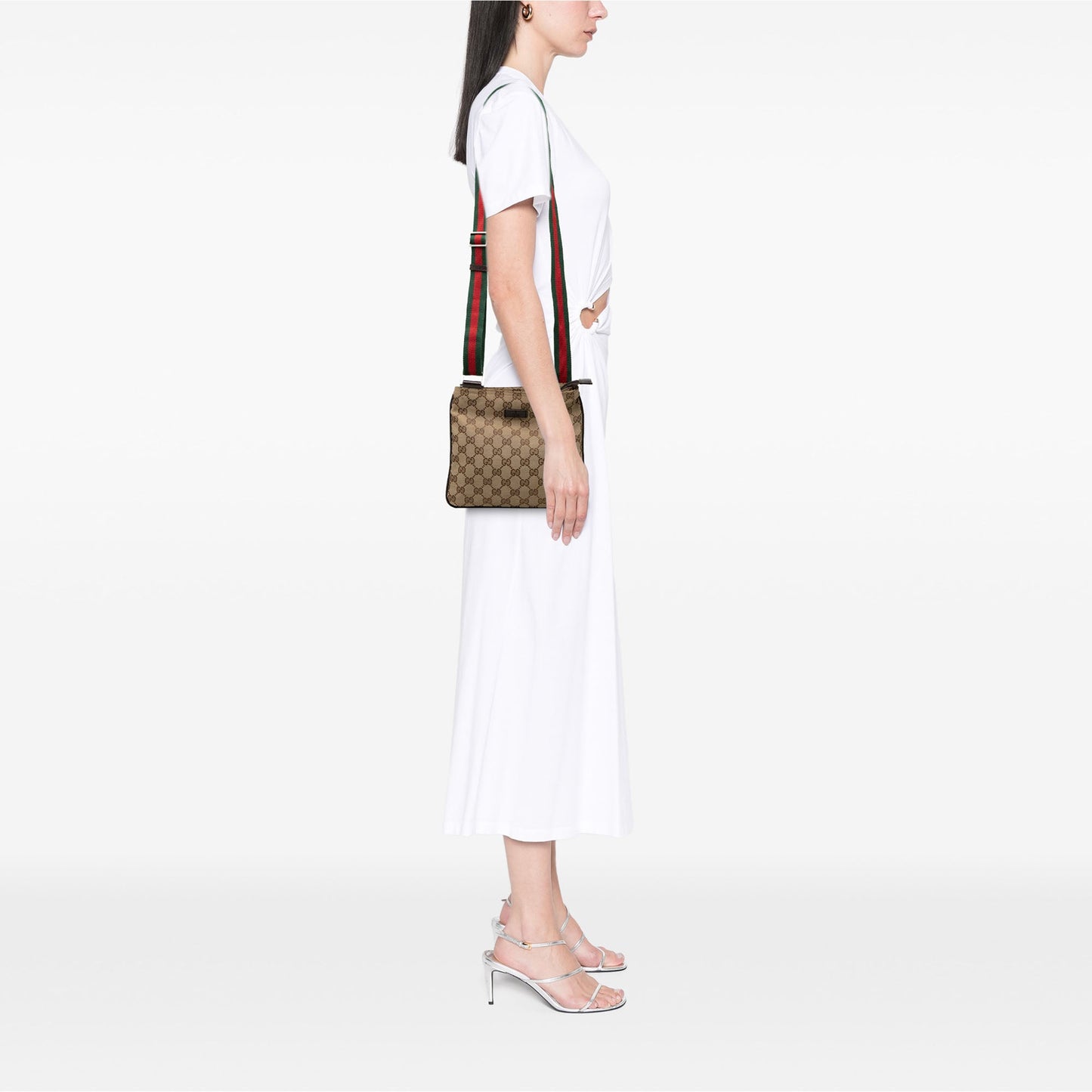 Gucci GG Canvas Web Crossbody