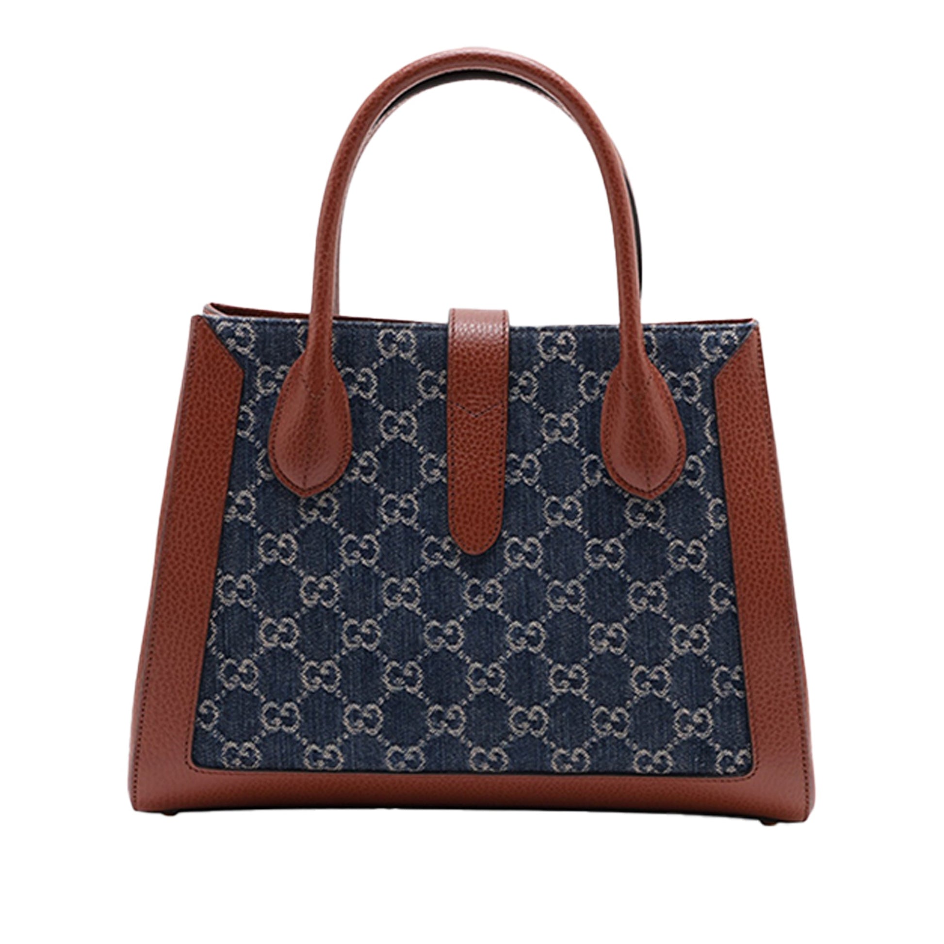 Gucci Medium GG Denim Jackie 1961 Tote