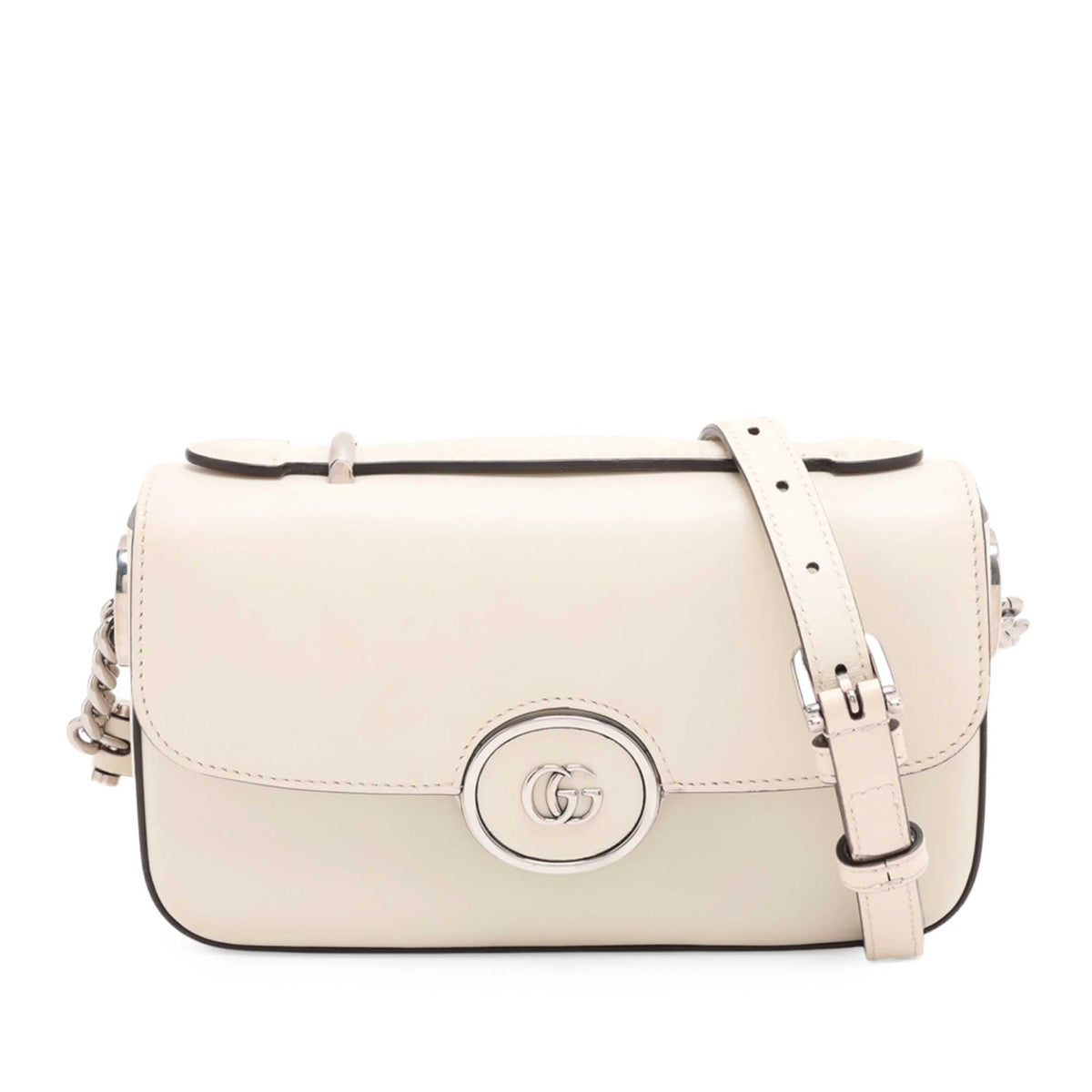 Gucci Mini Calfskin Petite GG Satchel — Beige