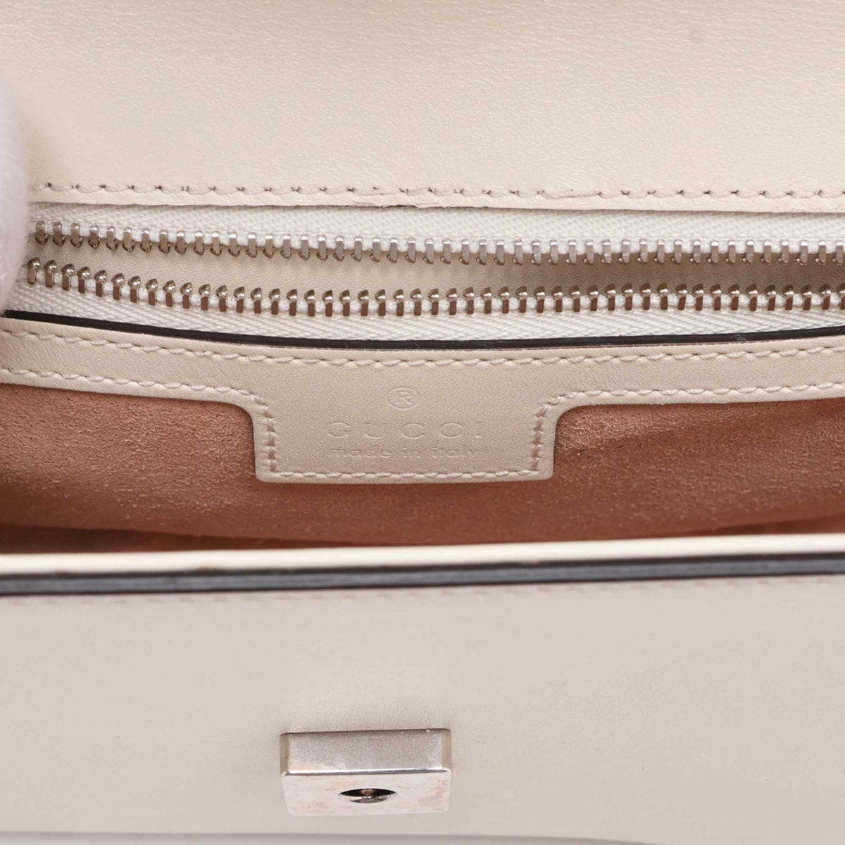 Gucci Mini Calfskin Petite GG Satchel — Beige