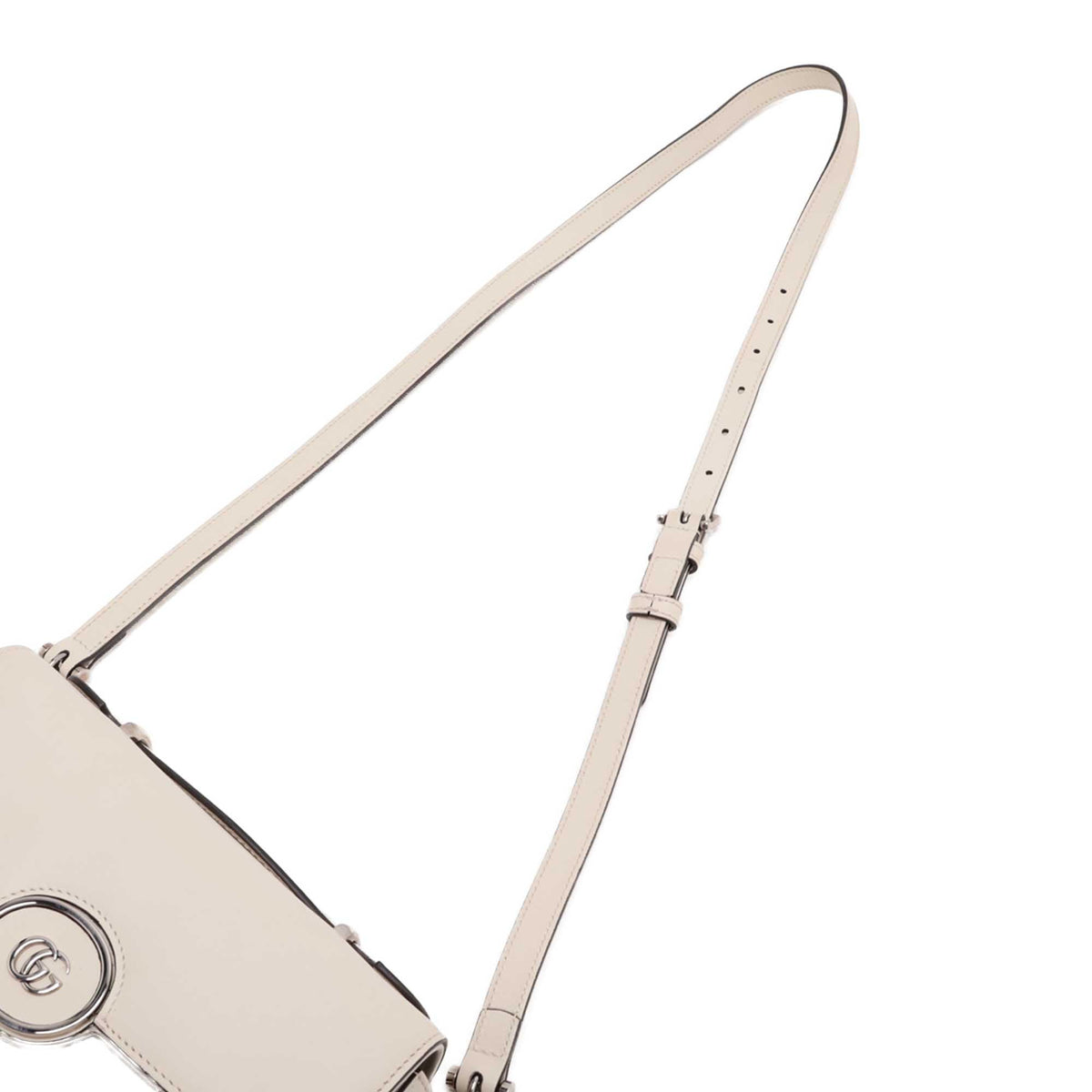 Gucci Mini Calfskin Petite GG Satchel — Beige