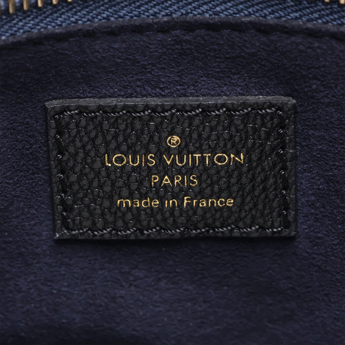 Louis Vuitton Monogram Giant Empreinte Neverfull MM — Black