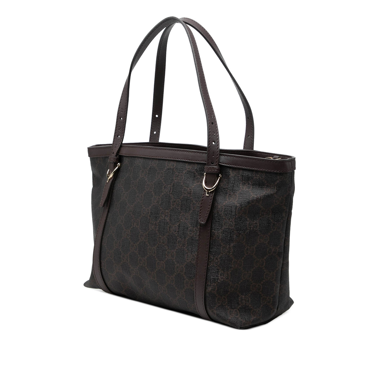 Gucci GG Supreme Nice Tote — Brown