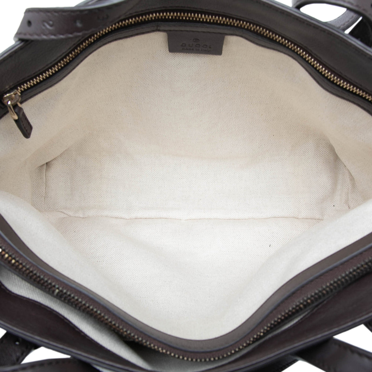 Gucci GG Supreme Nice Tote — Brown