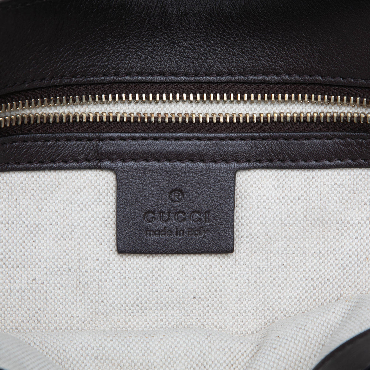 Gucci GG Supreme Nice Tote — Brown