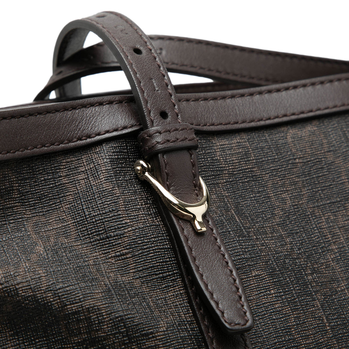 Gucci GG Supreme Nice Tote — Brown