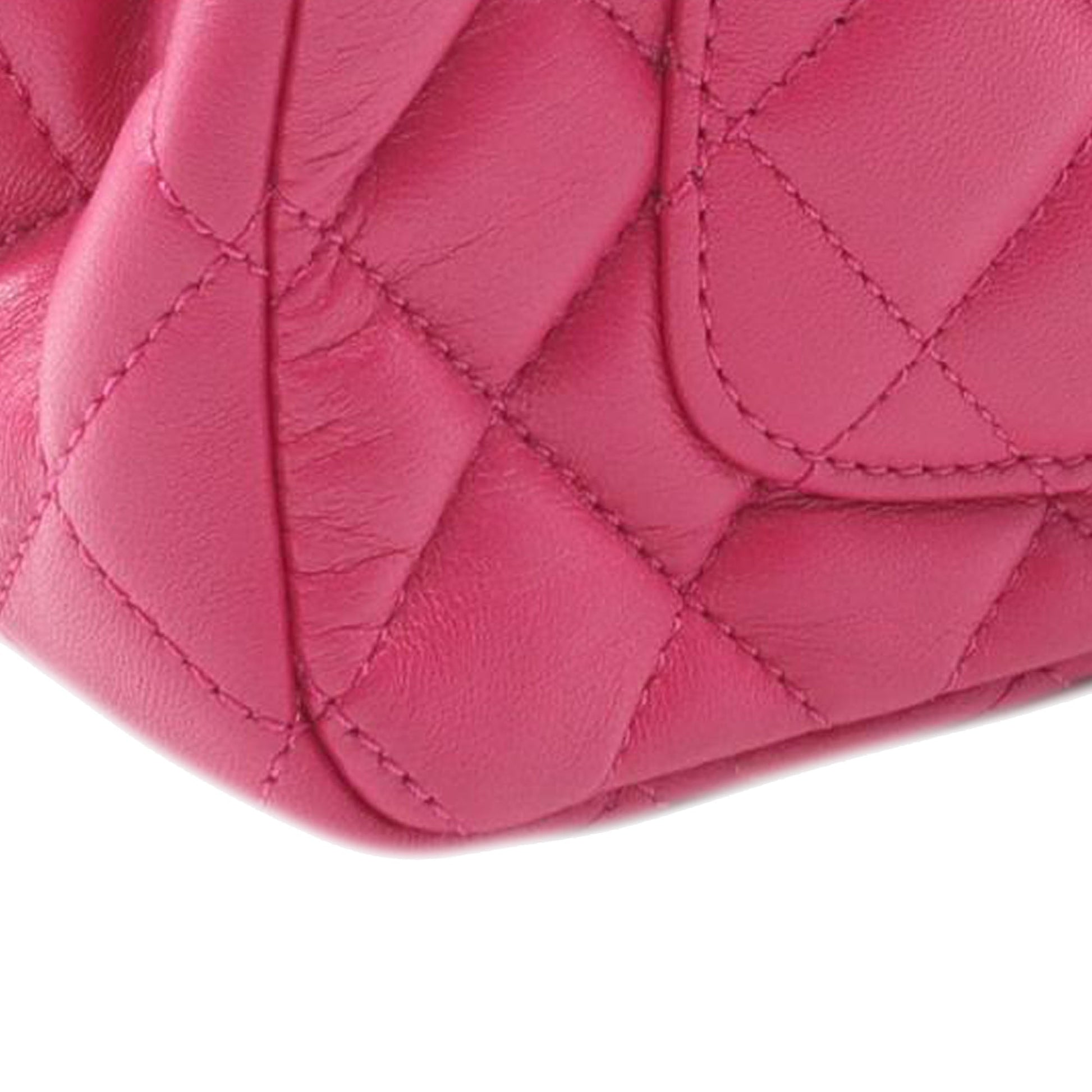 Mini Quilted Lambskin Rectangle Flap