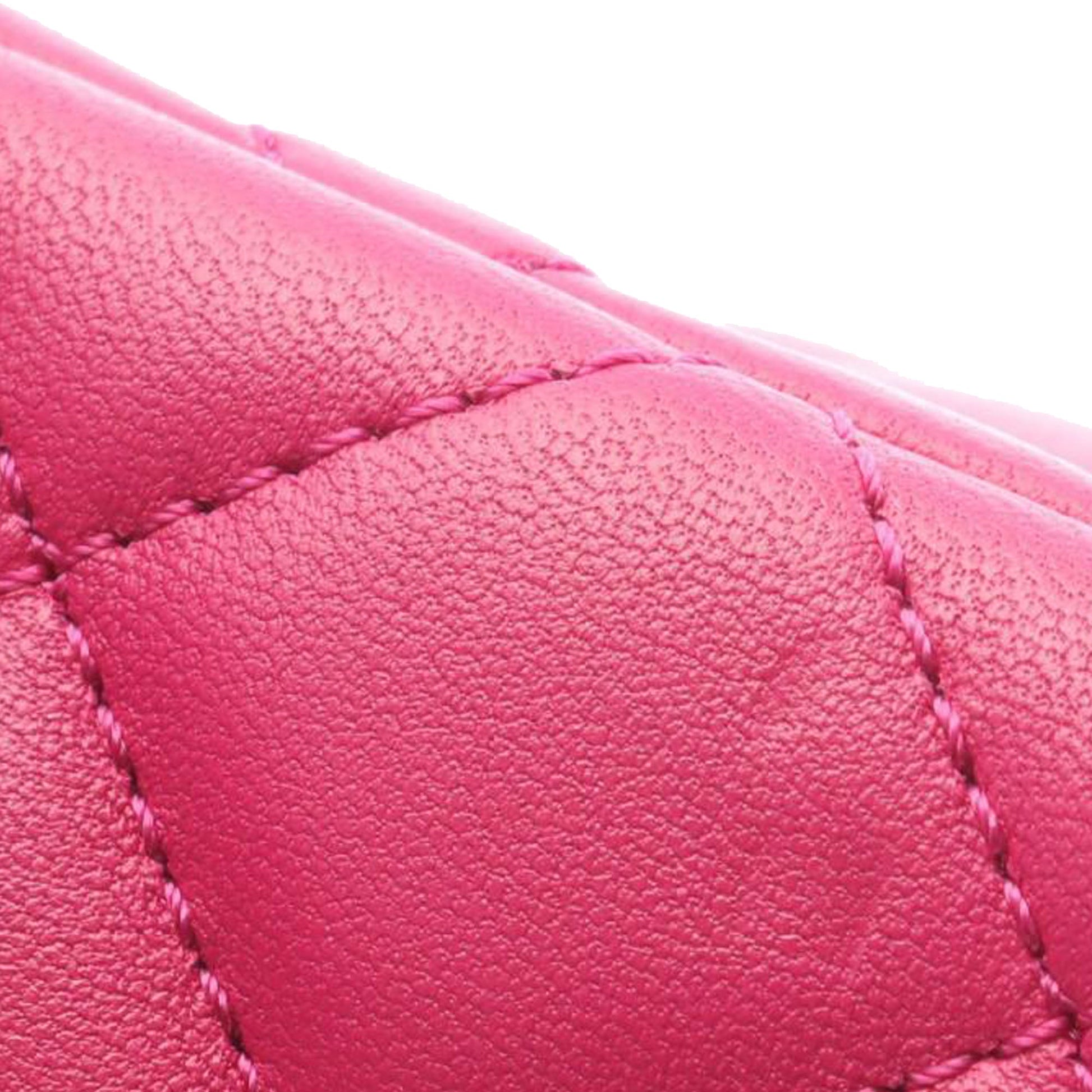 Mini Quilted Lambskin Rectangle Flap