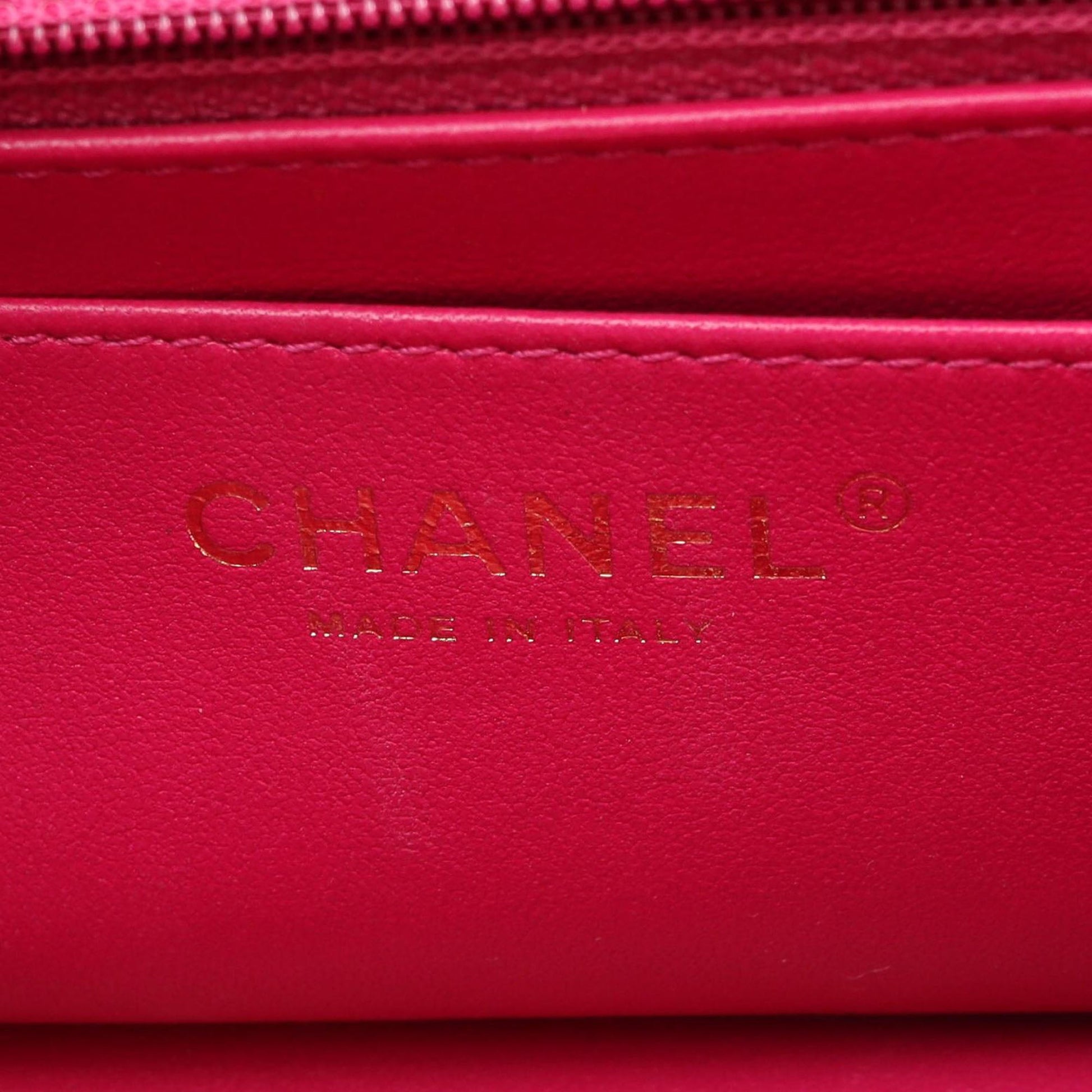Mini Quilted Lambskin Rectangle Flap
