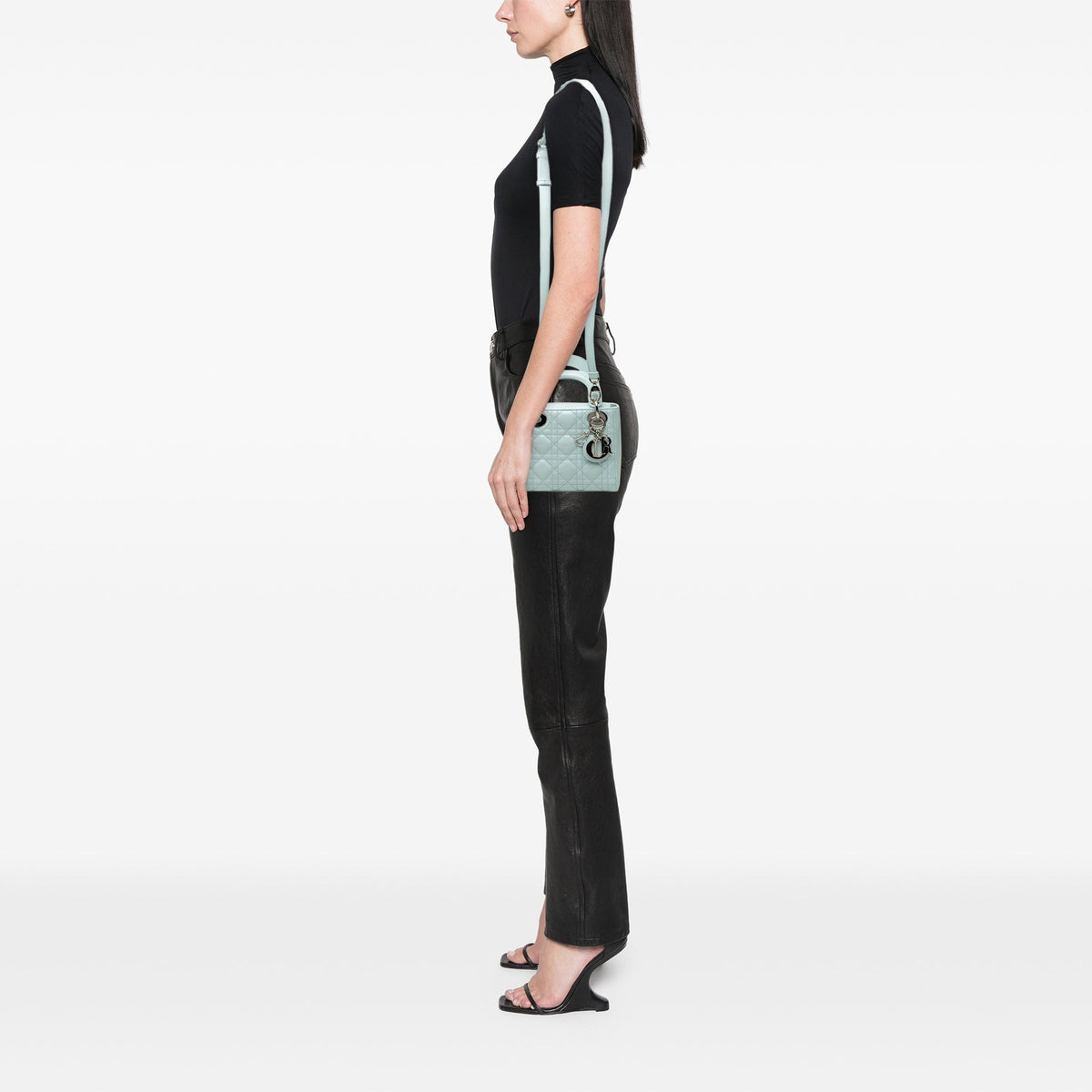 Dior Mini Patent Cannage Lady Dior