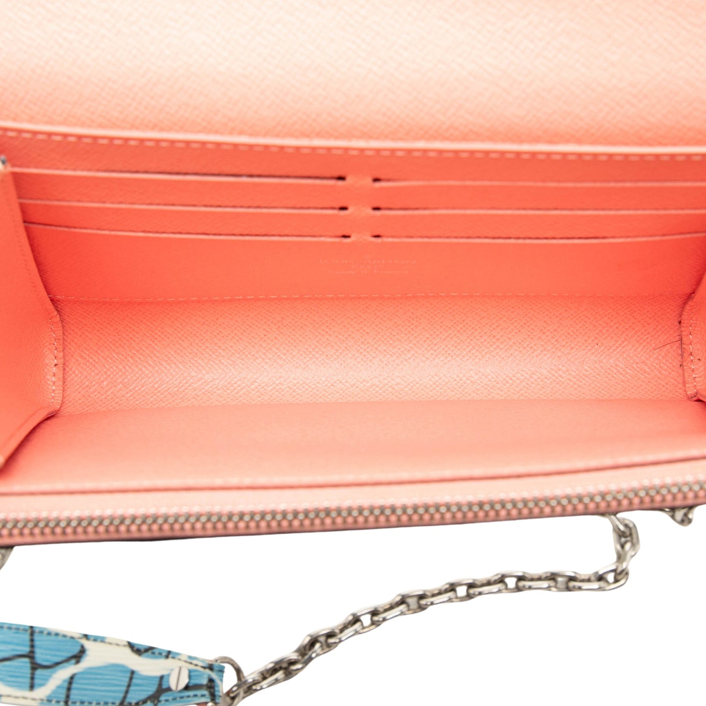 Louis Vuitton Epi Aqua Twist Wallet on Chain