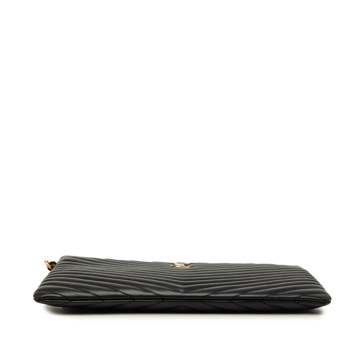 Saint Laurent Chevron Calfskin Cassandre Document Holder