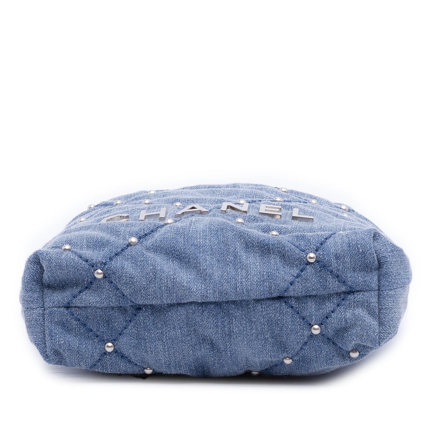 Chanel Mini Denim Studded 22 Handbag