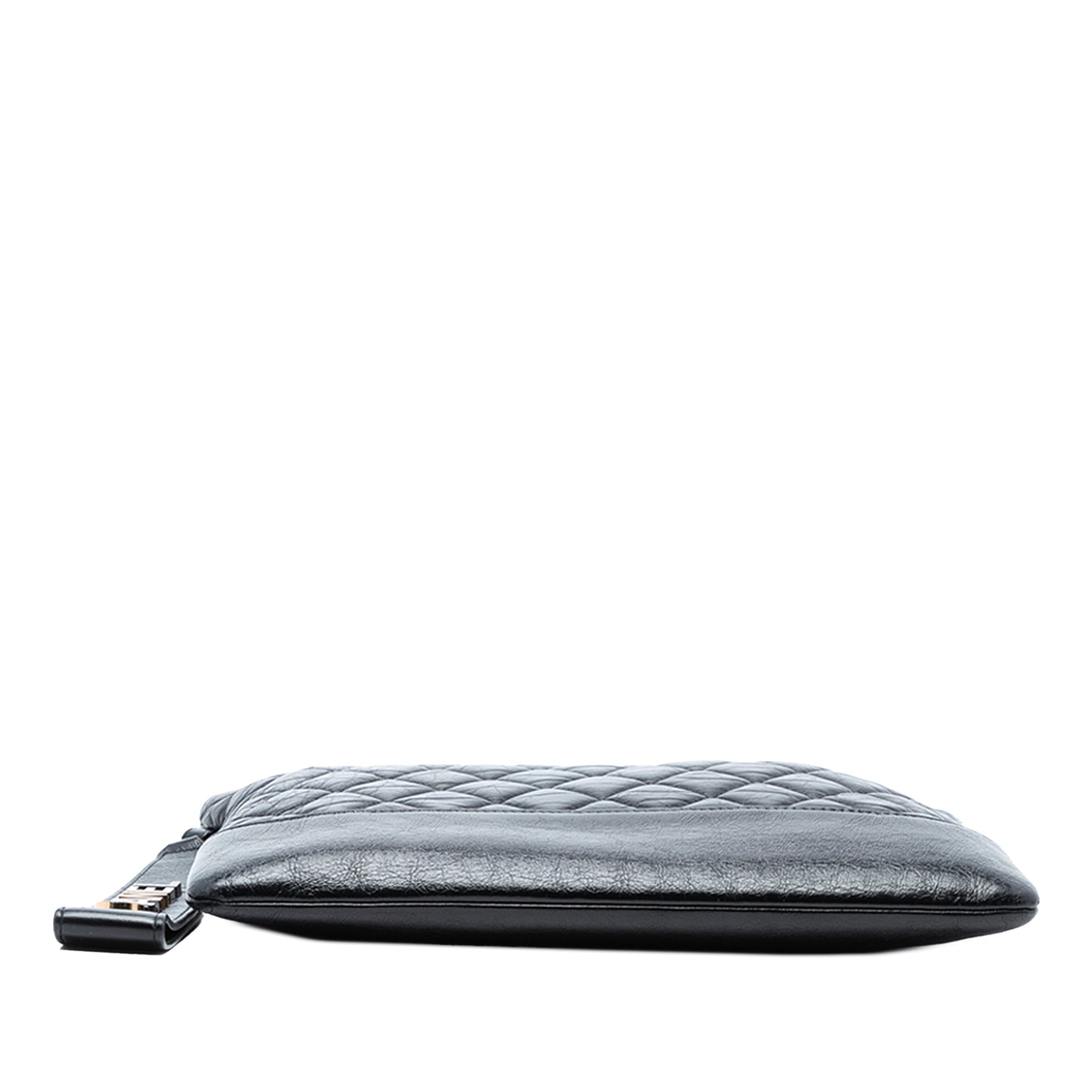 Chanel Medium Aged Calfskin Gabrielle O Case Clutch