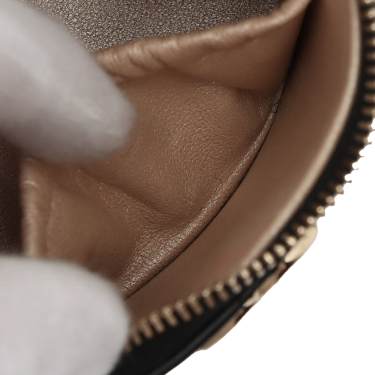 Chanel Mini Quilted Lambskin Ruched Handle Vanity Case