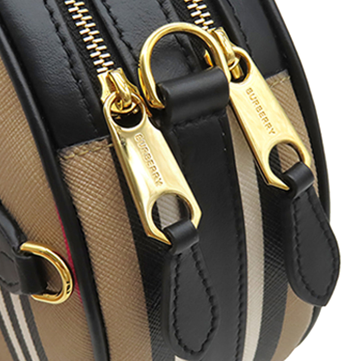 Burberry Icon Stripe Coated Canvas Louise Crossbody