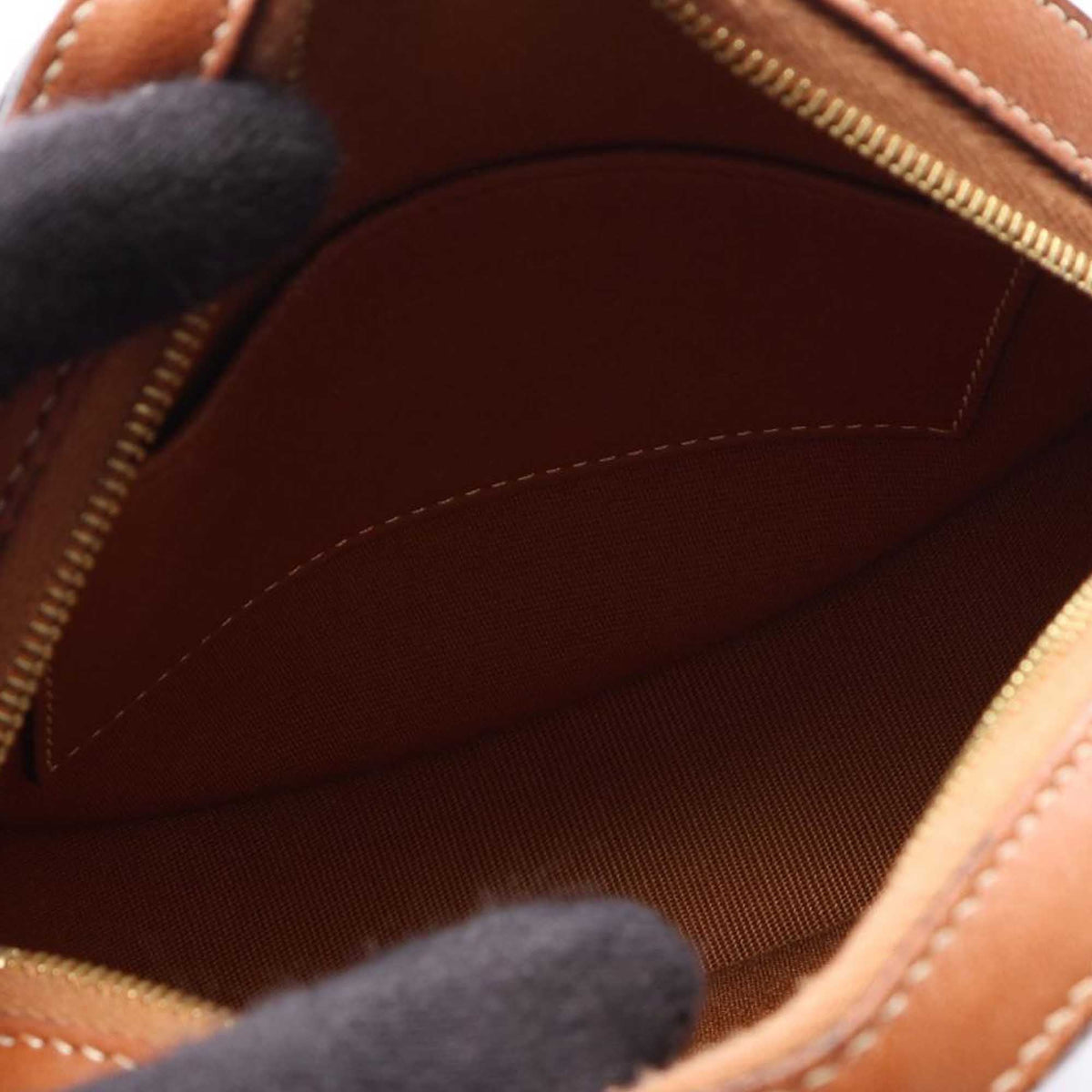 Celine Triomphe Coated Canvas Round Purse on Strap