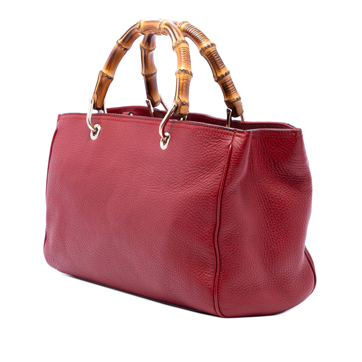Gucci Medium Calfskin Bamboo Shopper Satchel