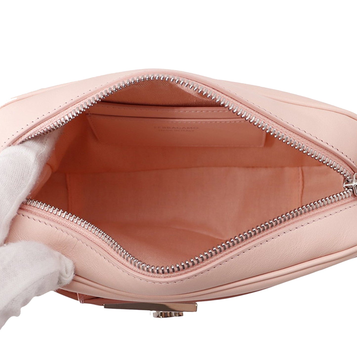 Ferragamo Small Leather Gancini Archive Camera Case Crossbody