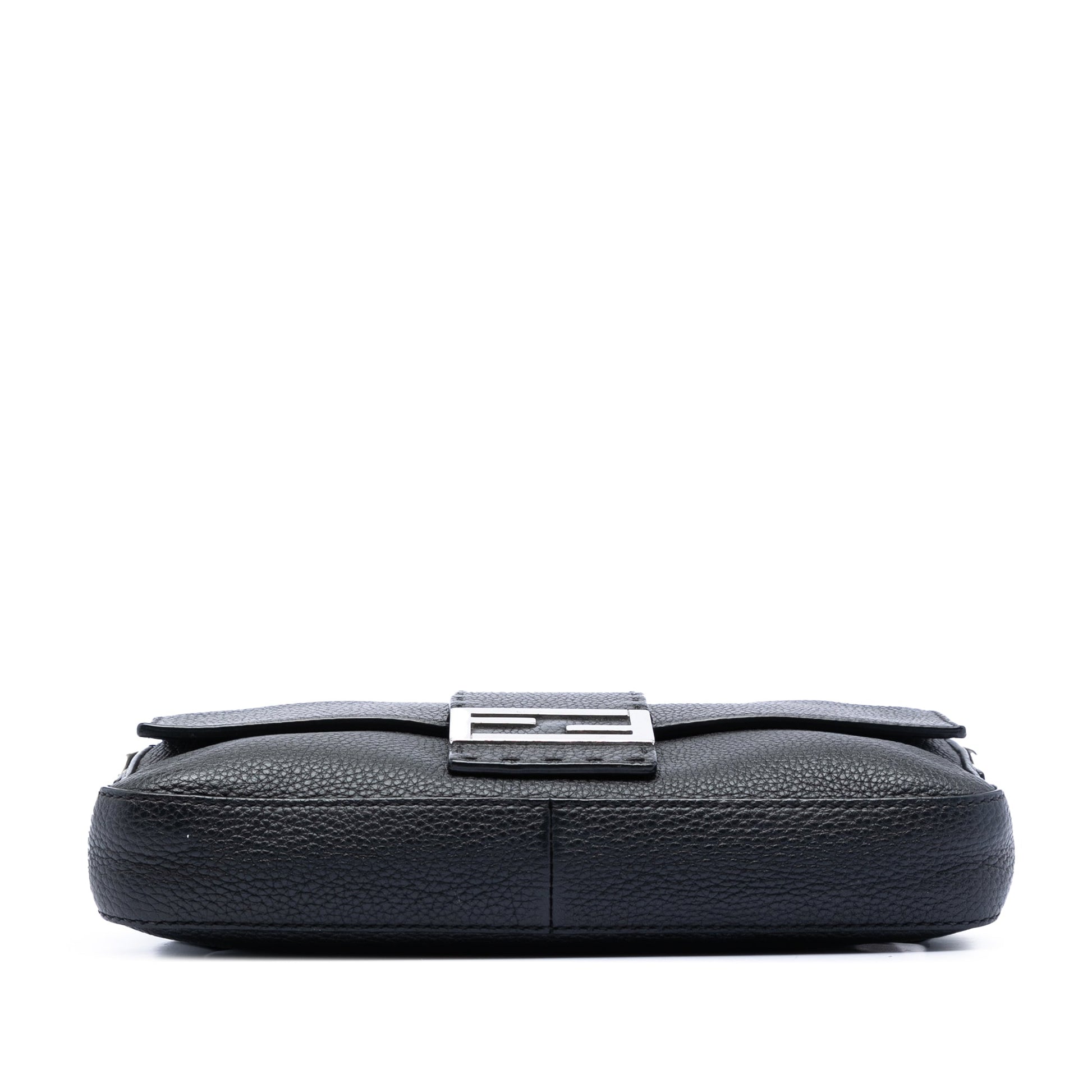 Fendi Leather Selleria Convertible Baguette Satchel