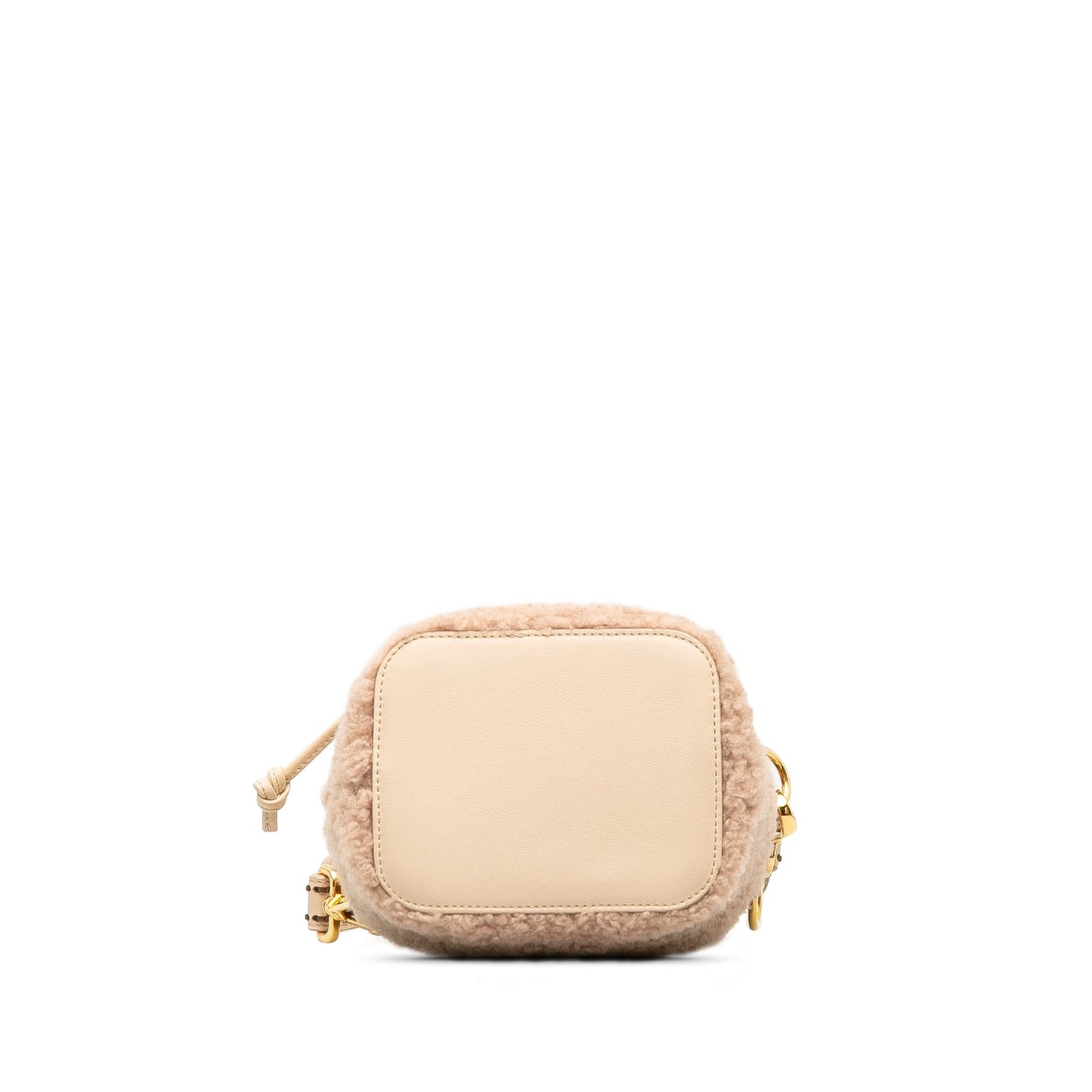 Fendi Shearling Mini Mon Tresor Bucket Bag