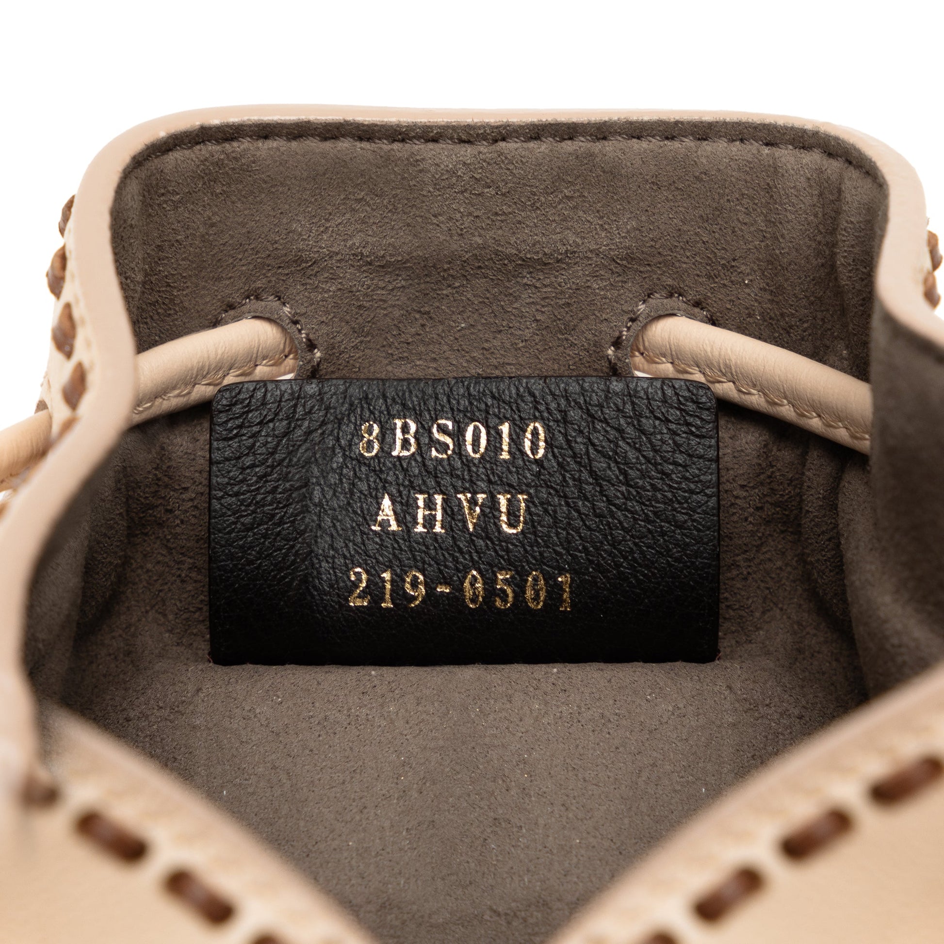 Fendi Shearling Mini Mon Tresor Bucket Bag