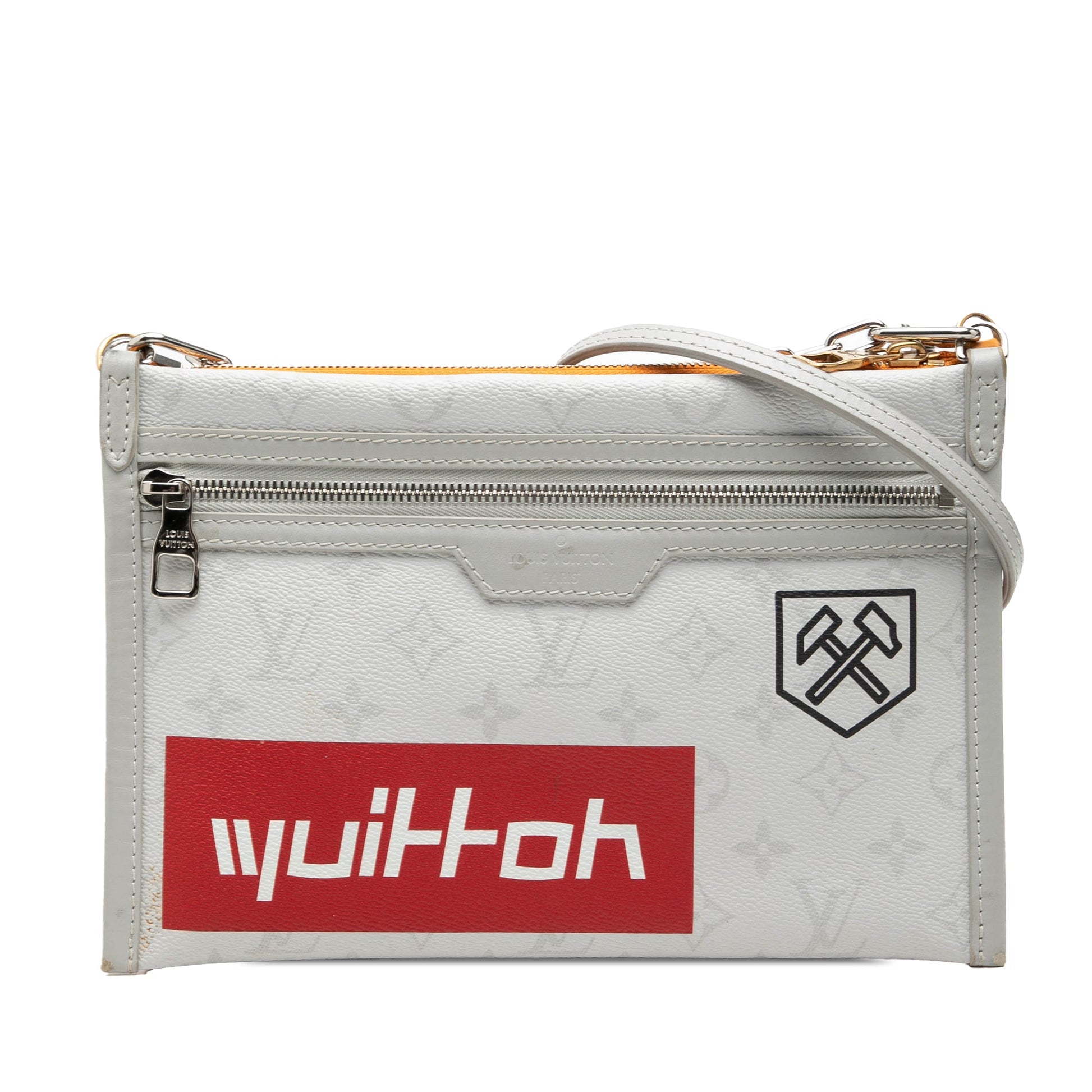 Louis Vuitton Monogram Antartica Double Flat Messenger