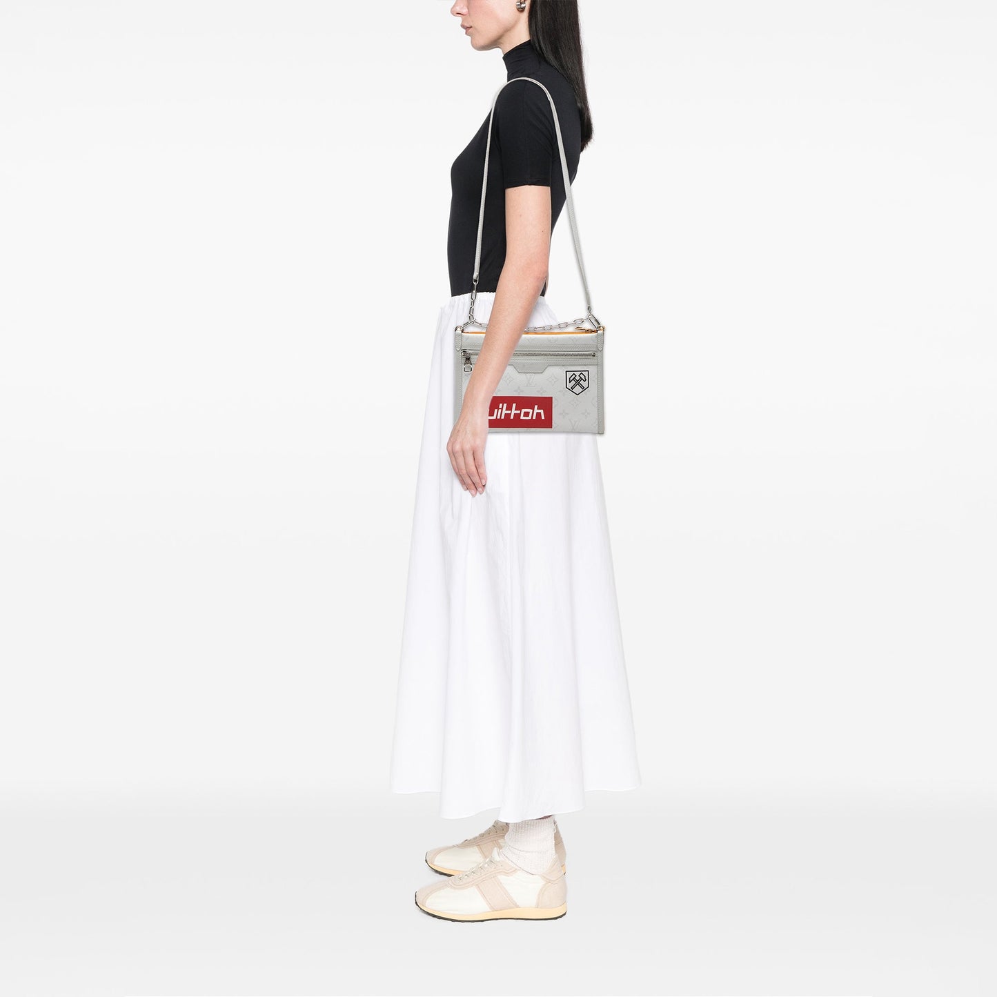 Louis Vuitton Monogram Antartica Double Flat Messenger