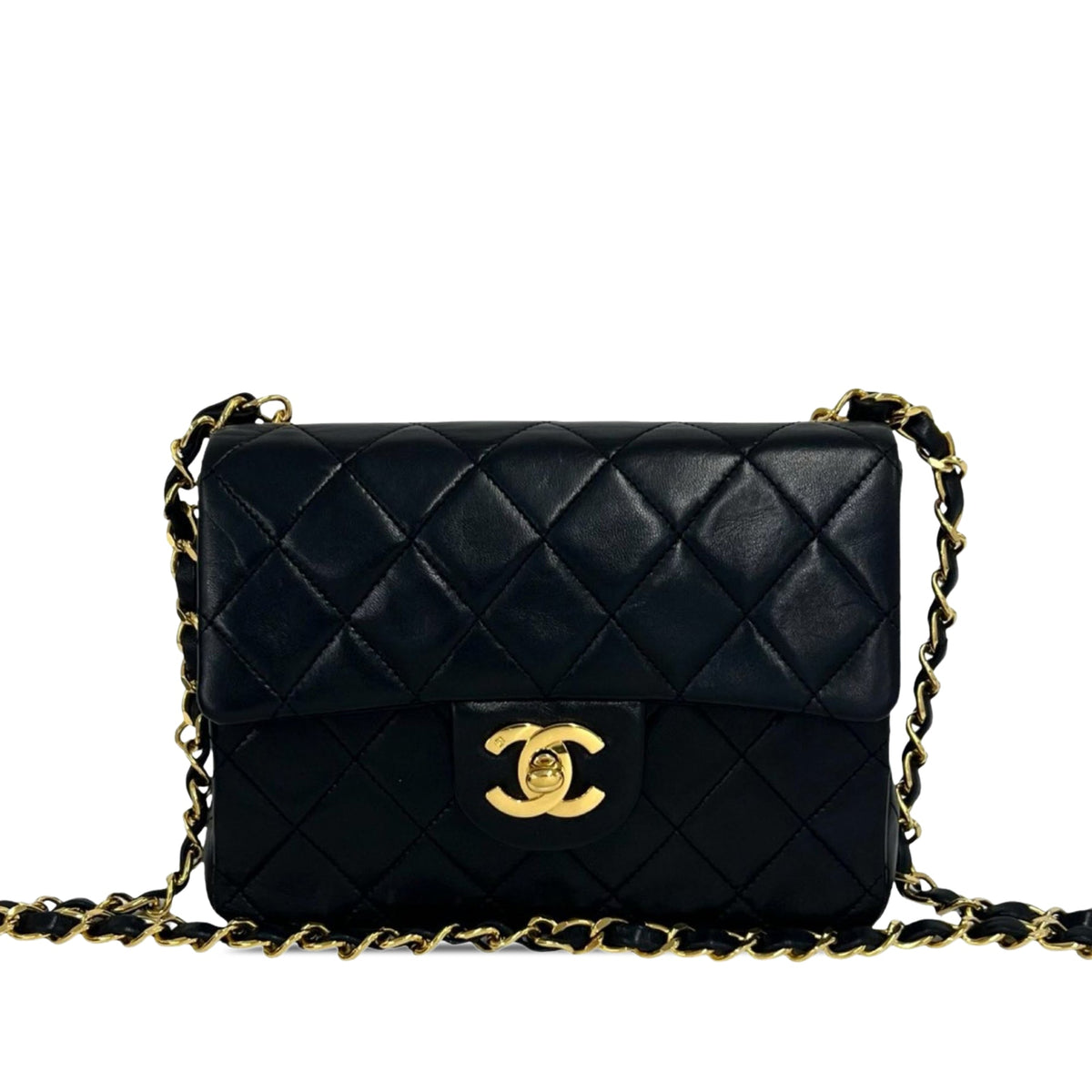 Chanel Mini Square Classic Lambskin Single Flap