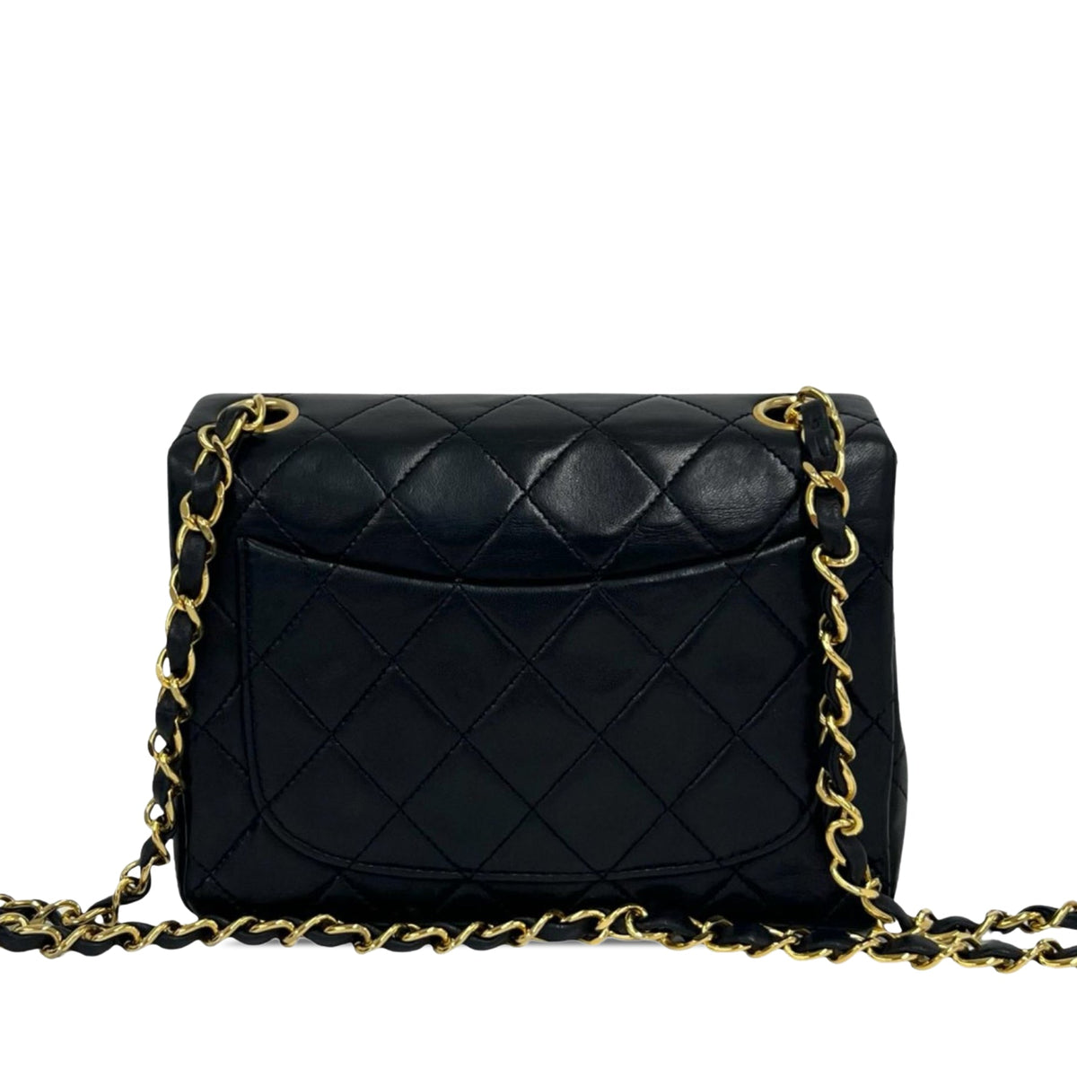 Chanel Mini Square Classic Lambskin Single Flap