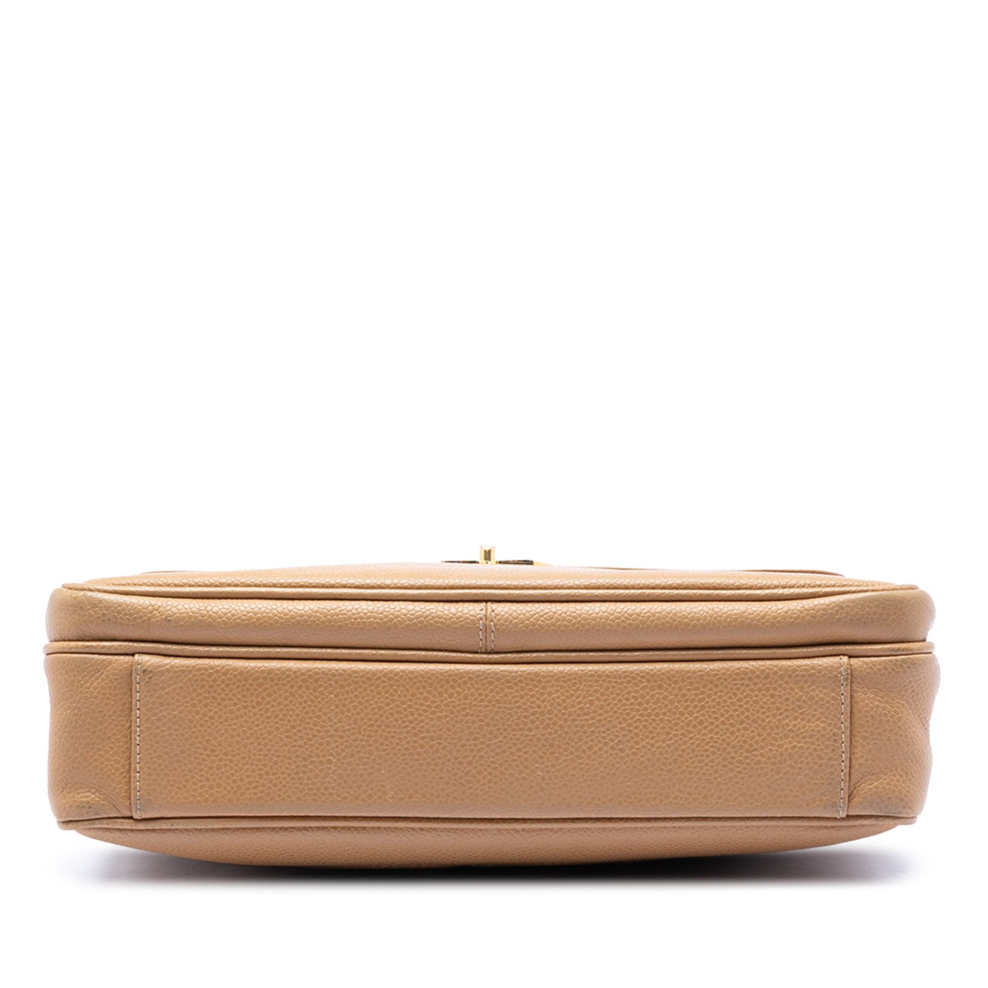 CC Caviar Front Pocket Chain Shoulder Bag