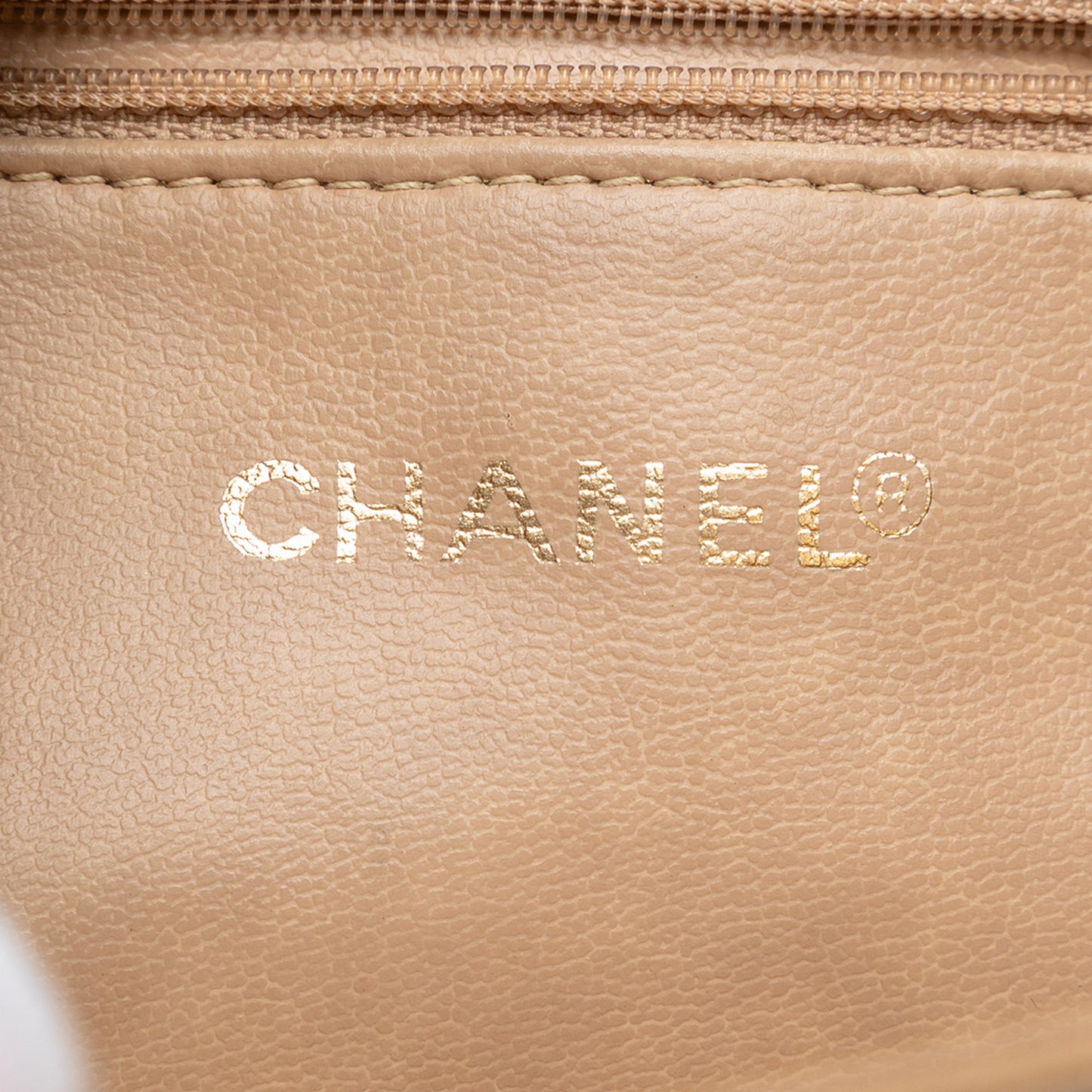 CC Caviar Front Pocket Chain Shoulder Bag