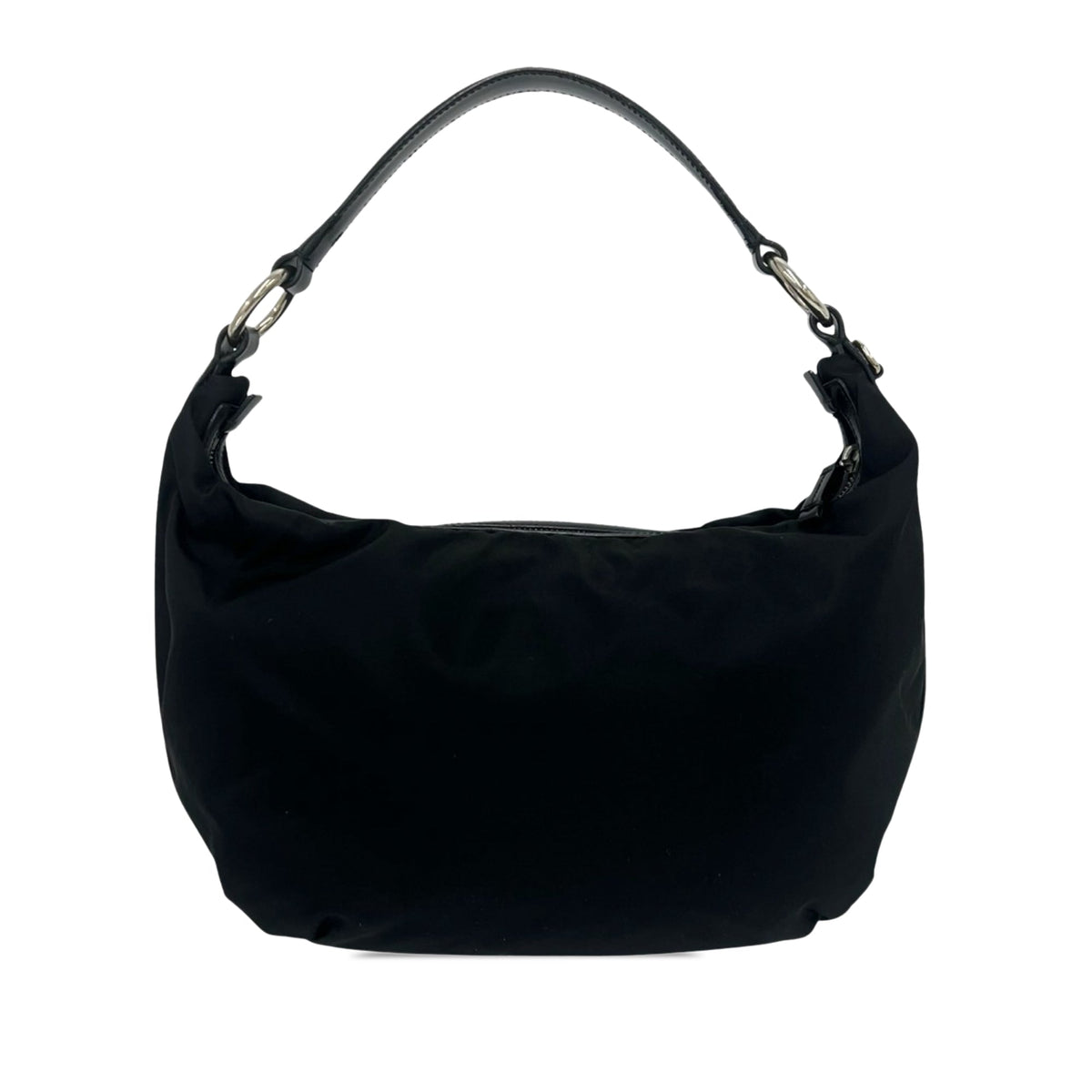 Prada Tessuto Canapa Logo Hobo